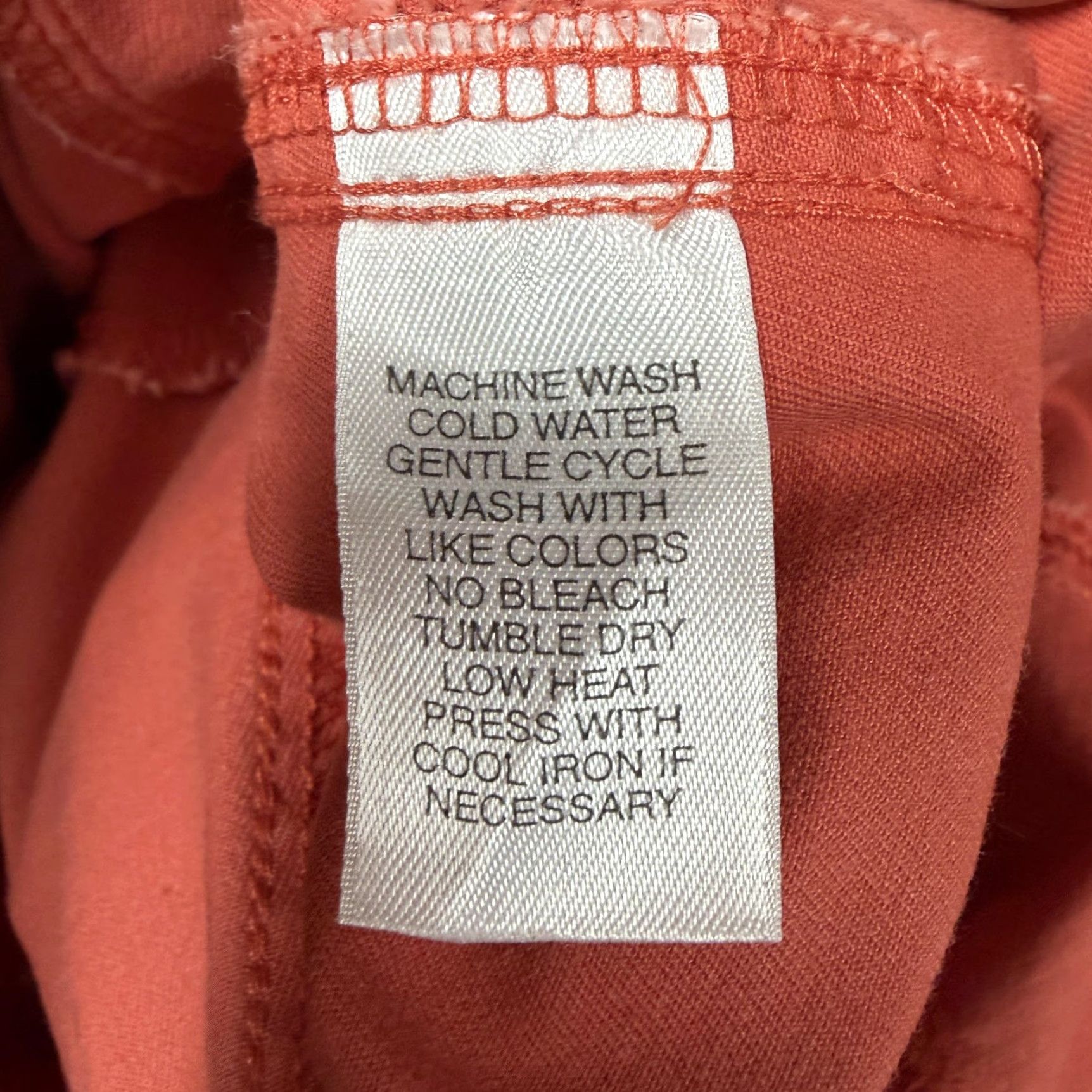 Jones New York Jones New York Sport Trucker Jacket Womens S Orange Twill Stretch Casual Daily Coat Size S / US 4 / IT 40 - 7 Thumbnail