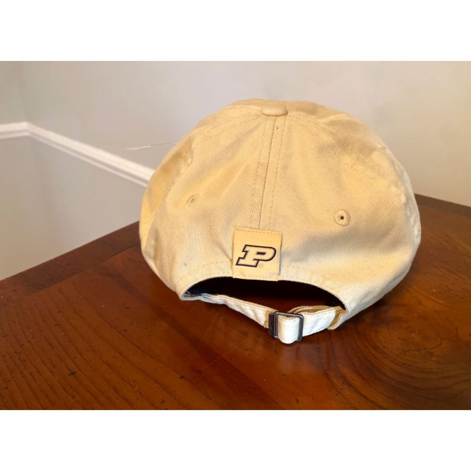 Nike Nike Hat Cap Strap Back Gold Purdue Dad Adjustable Embroidered NCAA Swoosh Mens Size ONE SIZE - 3 Thumbnail