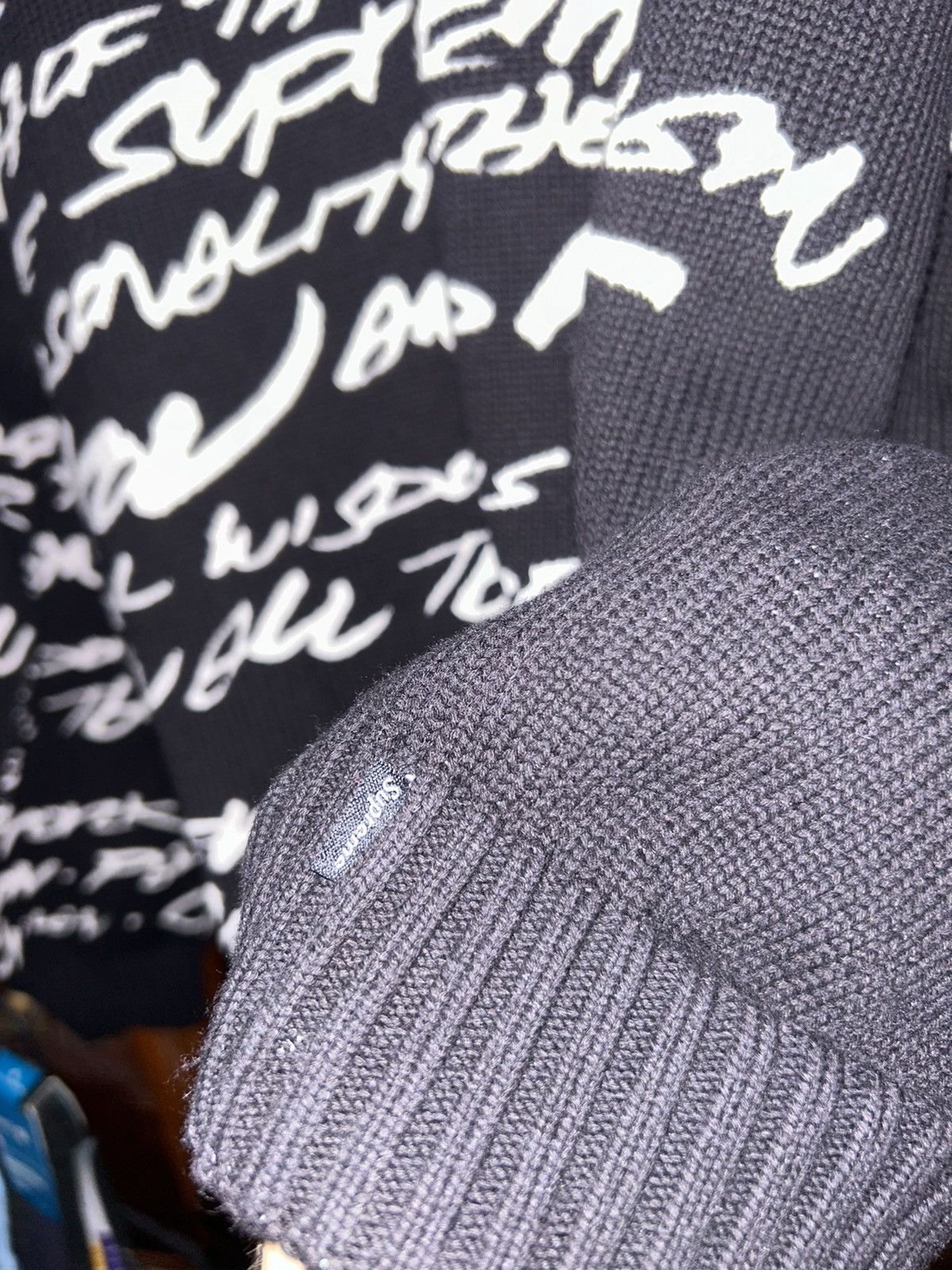 Supreme Futura Sweater Black SS24 size Large NEW