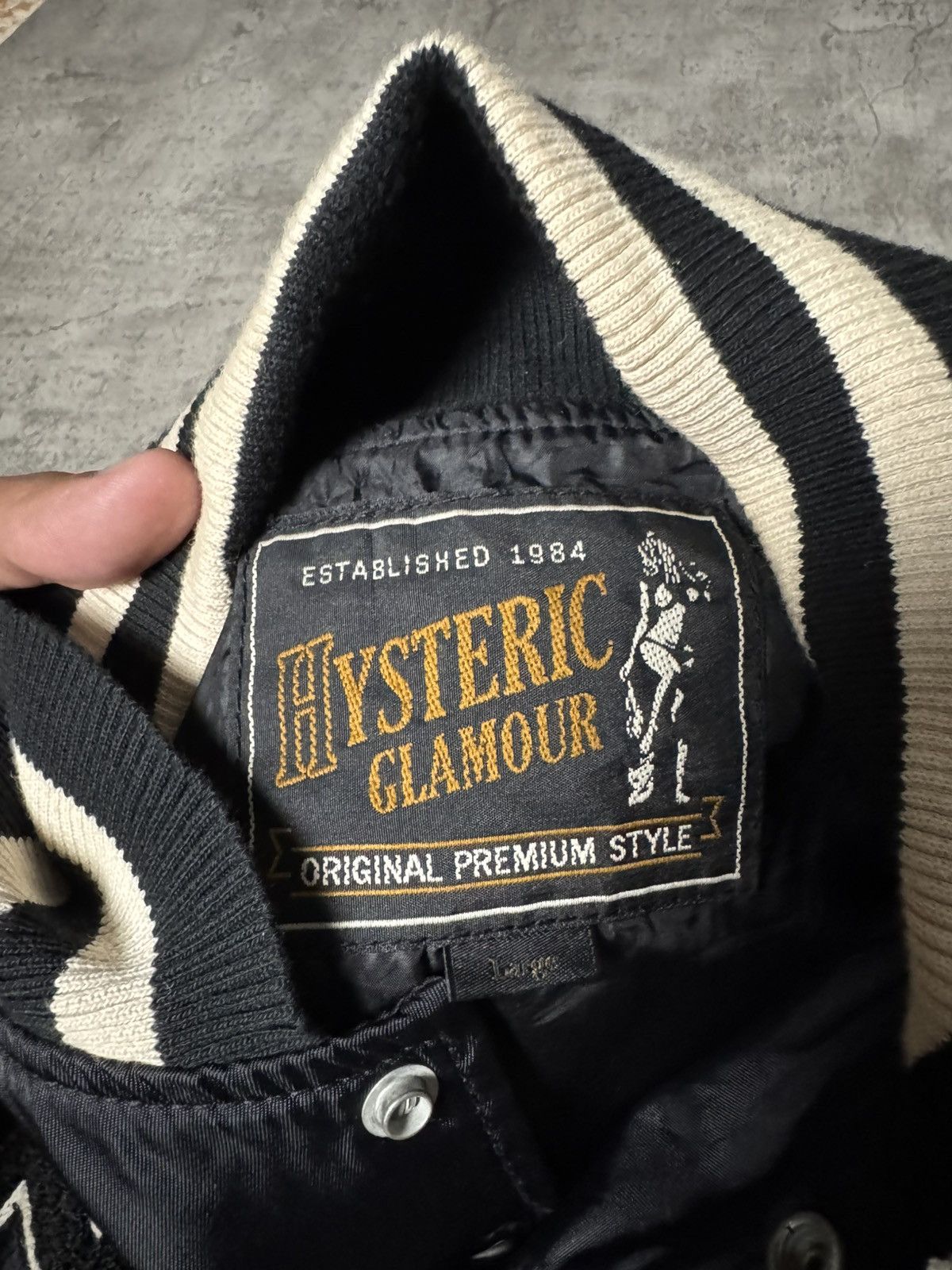 Hysteric Glamour HYSTERIC GLAMOUR STADIUM JUMPER VARSITY JACKET 🔥RARE🔥 Size US L / EU 52-54 / 3 - 9 Thumbnail
