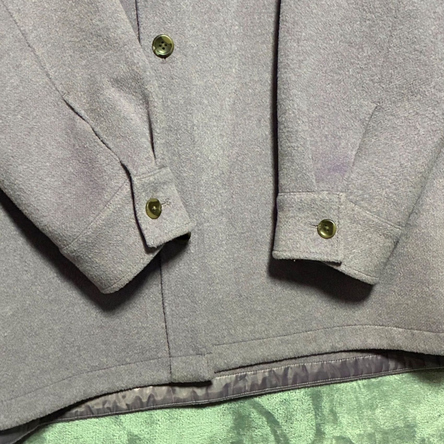 Gap GAP Shacket Wool Blend Button Front Jacket Purple Women's XL Tall Shacket Wool Blend Purple Button Front Jacket Women's XL Tall Size XL / US 12-14 / IT 48-50 - 4 Thumbnail