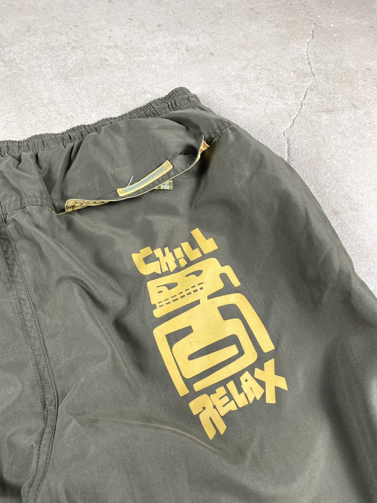 Japanese Brand Y2K Vintage Track Pants Rap Travis Scott Style Vtg Hype Size US 33 - 13 Thumbnail