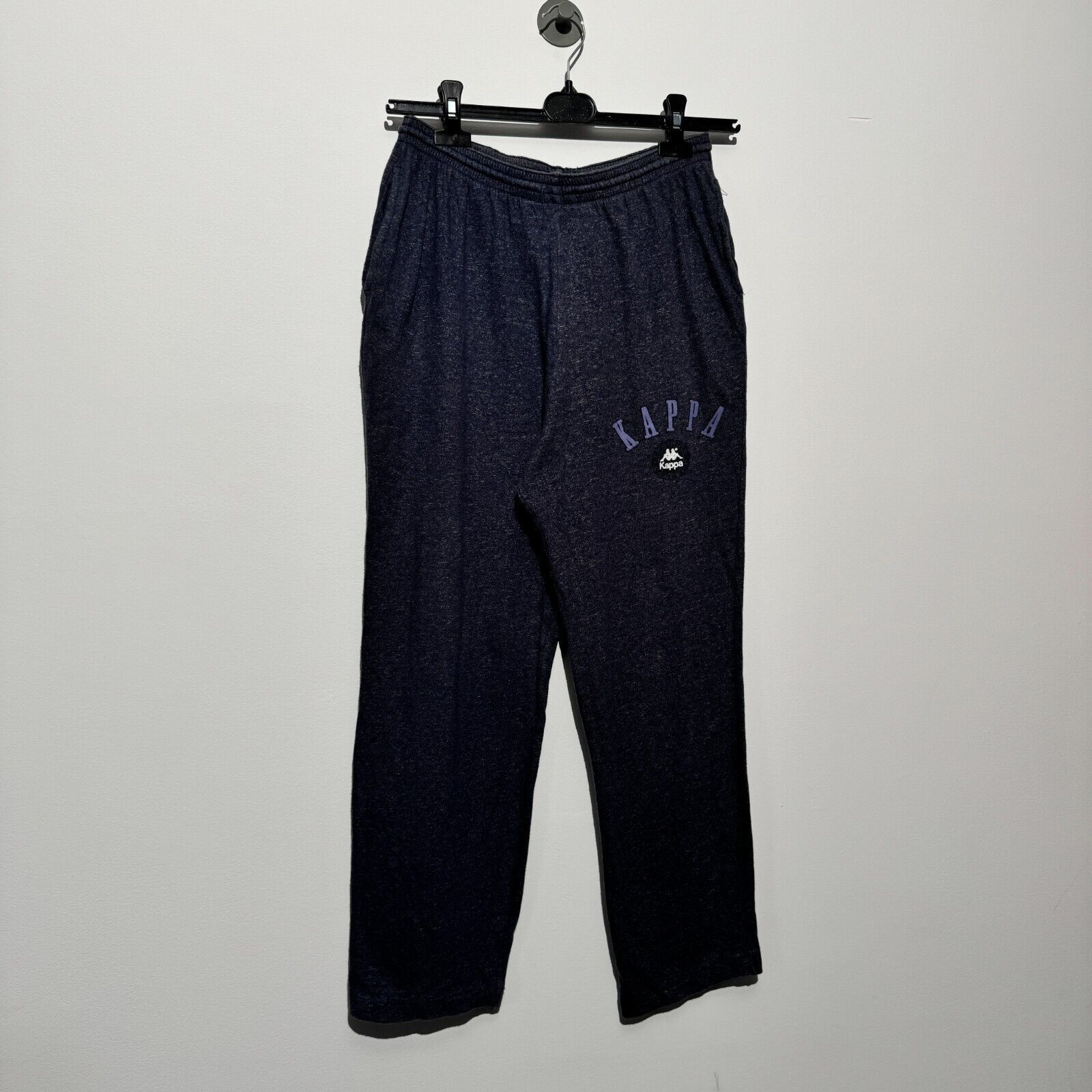 Kappa × Vintage Kappa Unisex Gray Cotton Sweatpants Size S Washed 90s Size US 34 / EU 50 - 2 Thumbnail
