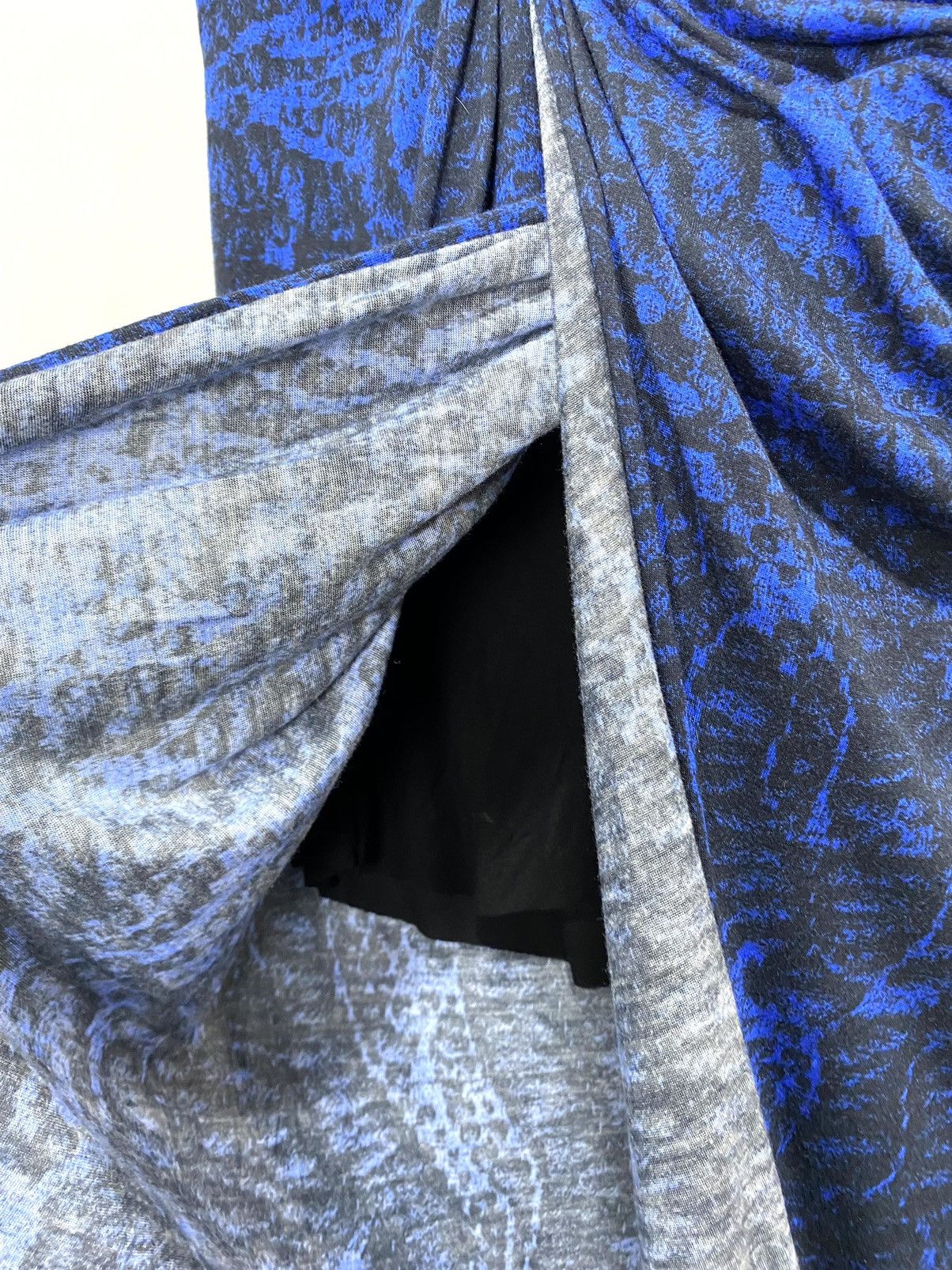 Other Rare! Helmut Lang Black Blue Printed Skirt Dress Size S / US 4 / IT 40 - 8 Thumbnail