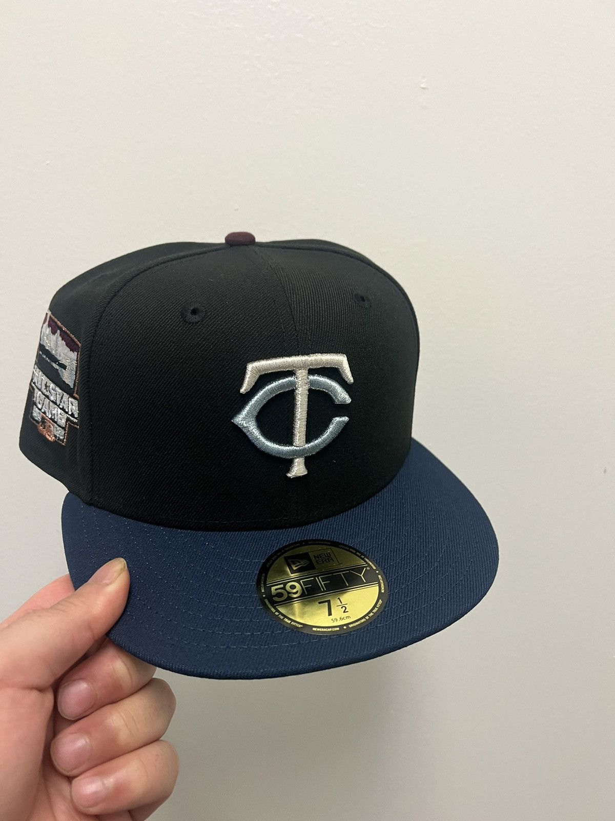 image of Hat Club x Myfitteds Minnesota Twins Saucy Nati All The Right Atr Rushmore in Black, Men's