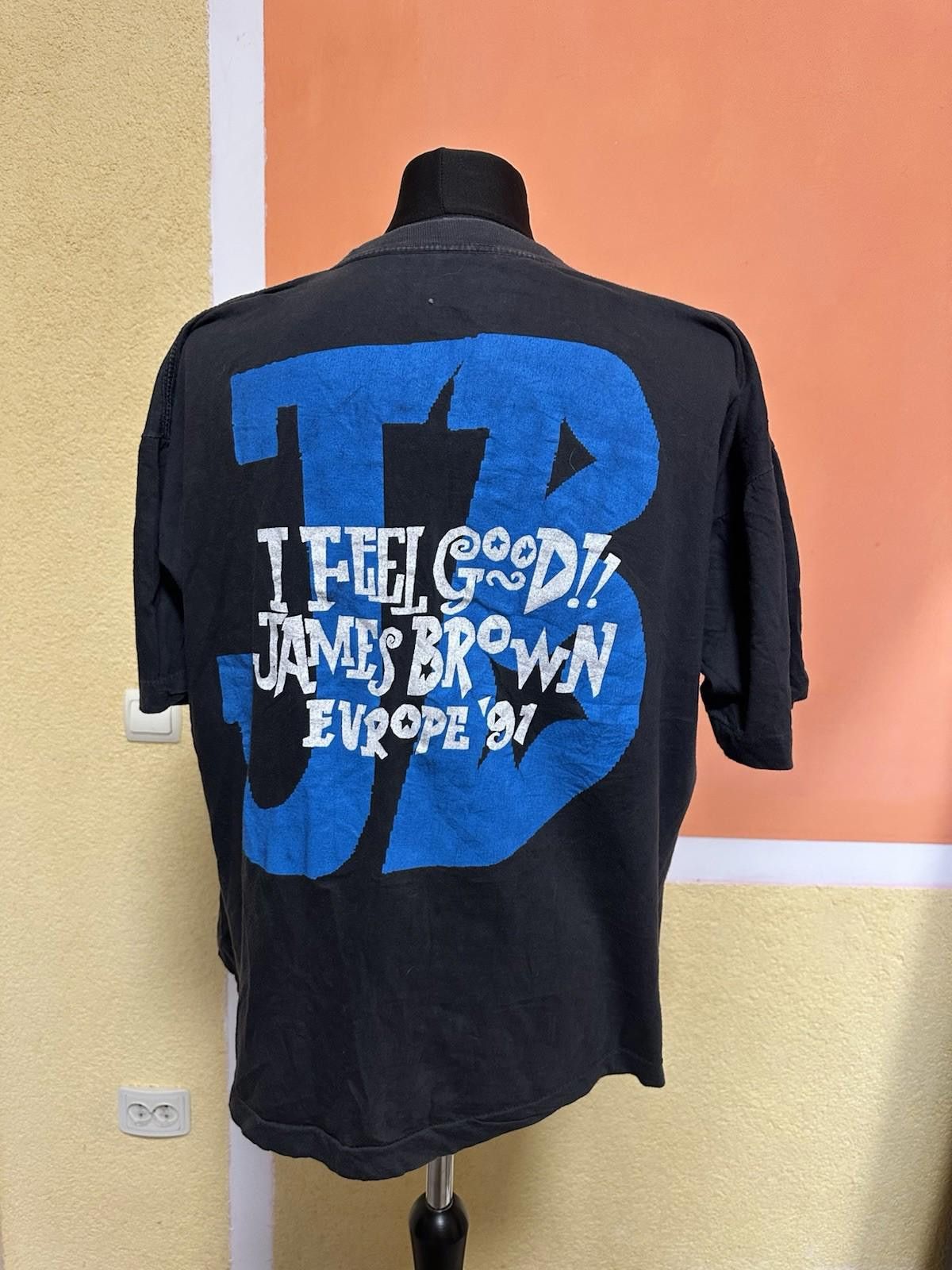 Band Tees James Brown 1991 vintage rock tour tee Xl I Feel Good Europe Size US XL / EU 56 / 4 - 7 Thumbnail