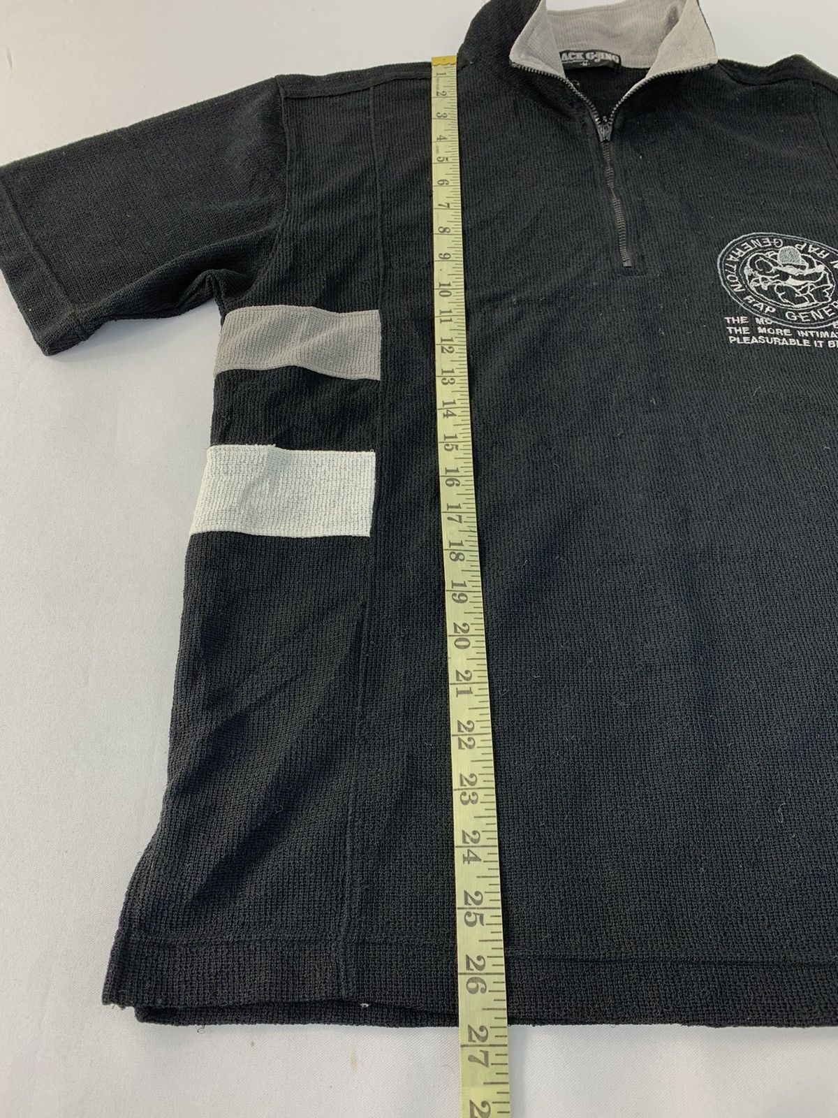 Rap Tees 90s Black Gangs Rap Generation Half Zip Embroidery Logo Size US L / EU 52-54 / 3 - 13 Thumbnail