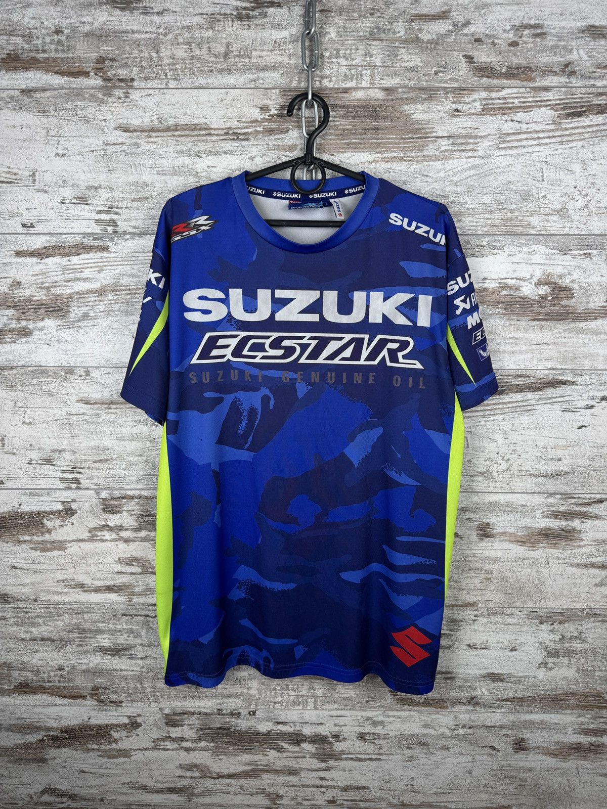 Vintage Mens Vintage Suzuki racing T-shirt tee rare size L Size US L / EU 52-54 / 3 - 2 Thumbnail