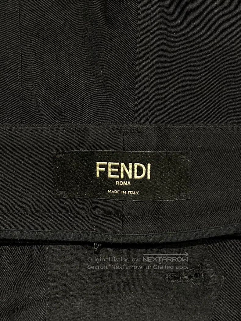 Fendi Fendi Black zippered pocket long pants Size US 36 / EU 52 - 9 Thumbnail