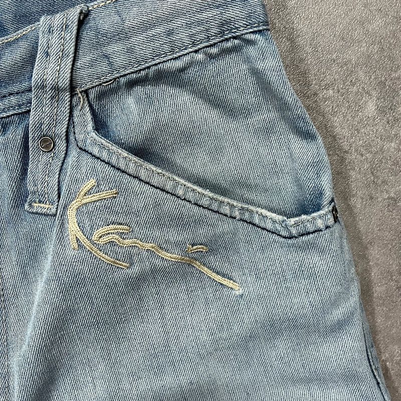 JNCO Vintage Karl Kani Baggy Shorts Retro Rap Hip Hop 90s Size US 30 / EU 46 - 3 Thumbnail