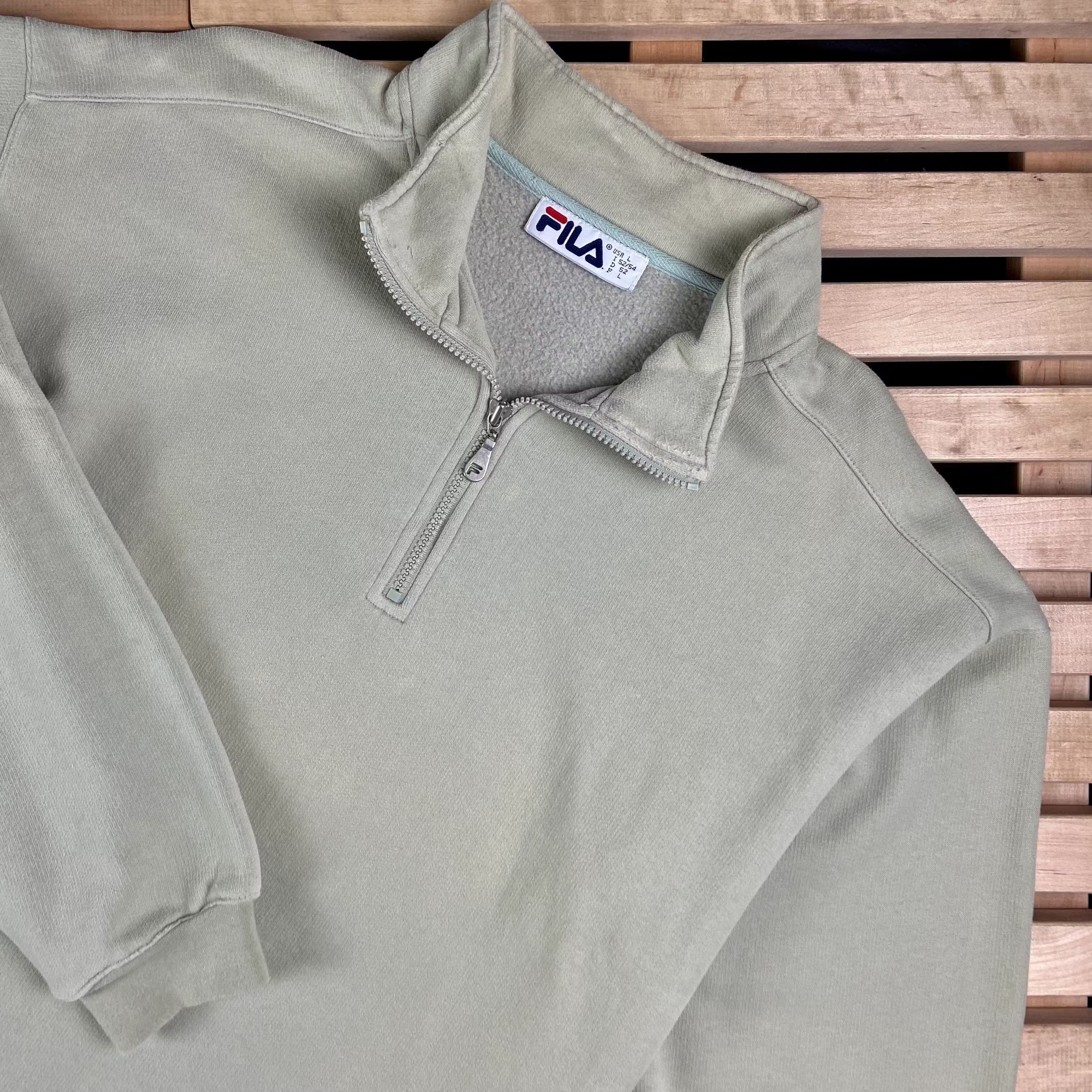 Fila × Vintage Mens Sweatshirt Pullover Fila Vintage Size L Size US L / EU 52-54 / 3 - 2 Thumbnail