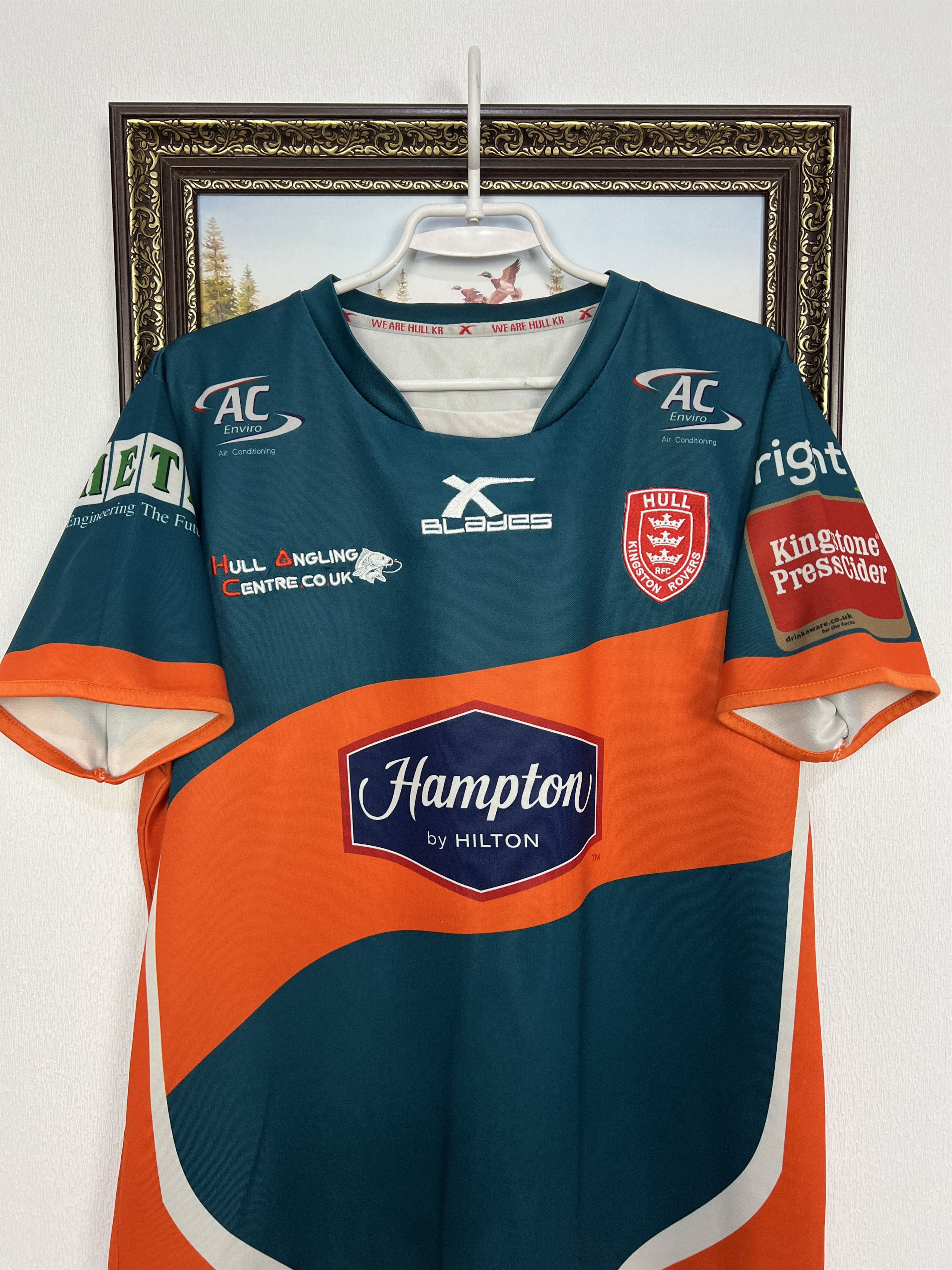Vintage Rugby Hull KR Kingston Rovers Shirt Jersey Blades Rare Size US L / EU 52-54 / 3 - 2 Thumbnail