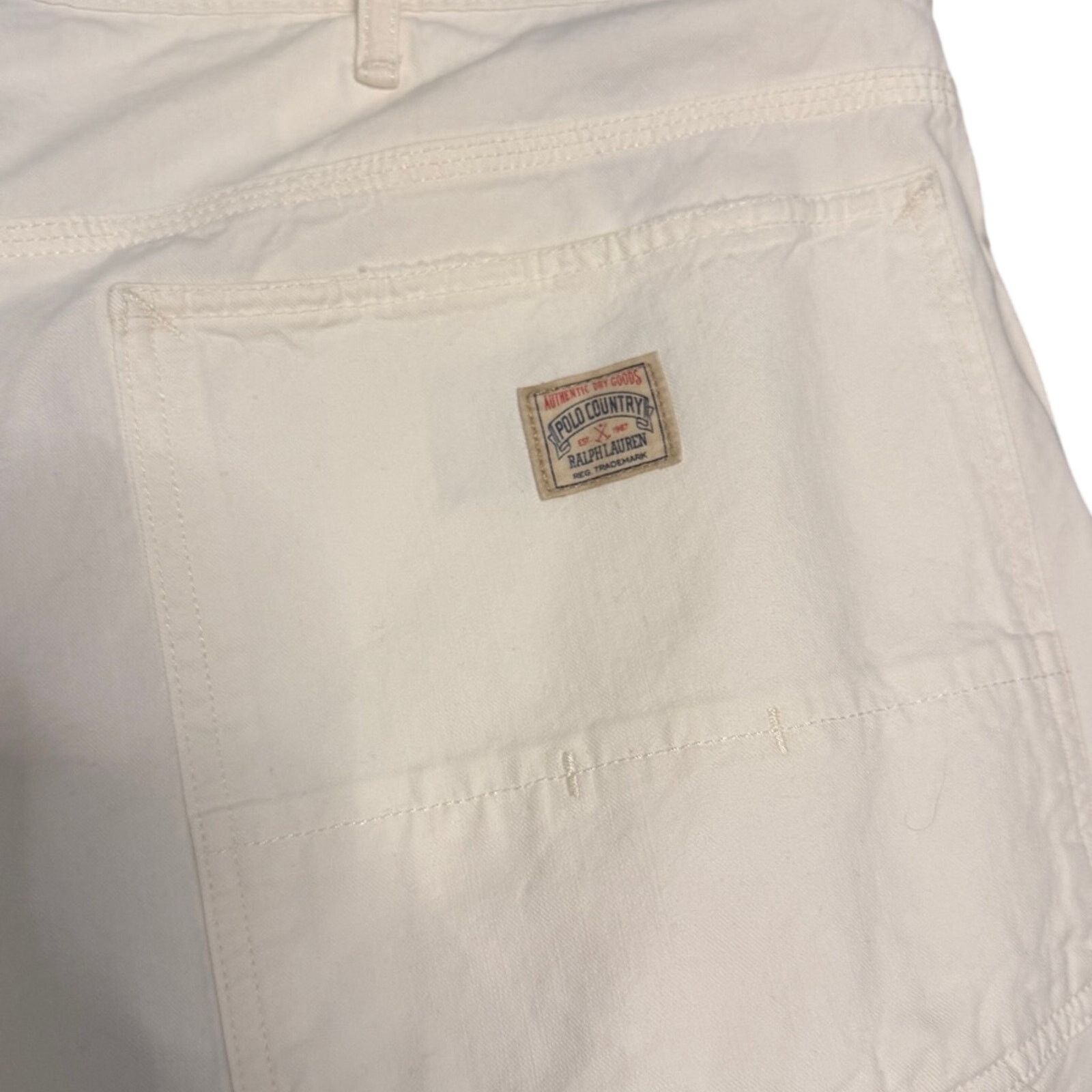 Polo Ralph Lauren Polo Country Ralph Lauren Twill Carpenter Pants White Men's Size US 40 / EU 56 - 7 Thumbnail
