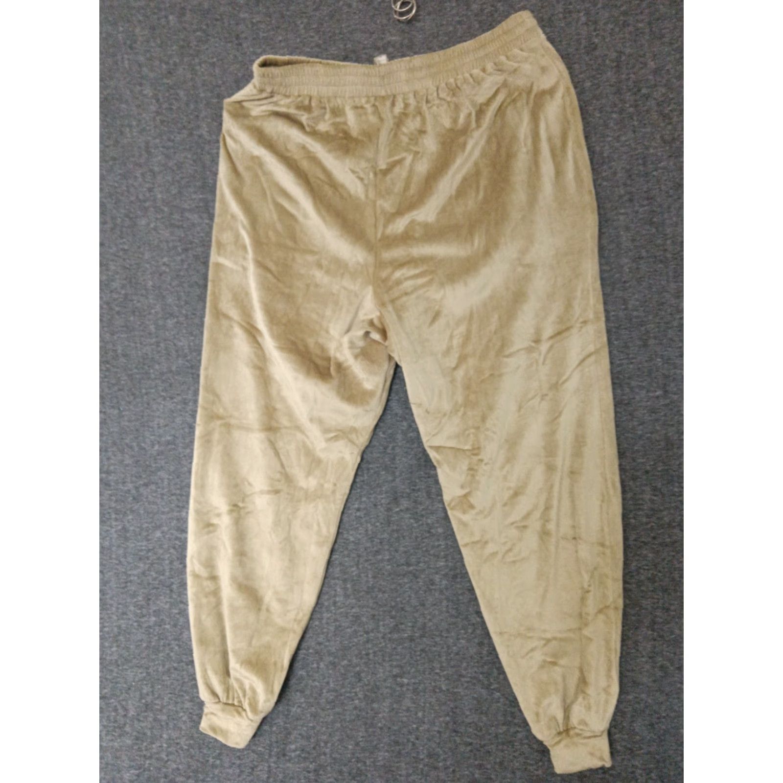SKIMS VINTAGE SKIMS Velour Jogger Pants Women's XL Gold AP-JOG-0584 Size 40" / US 18 - 2 Thumbnail