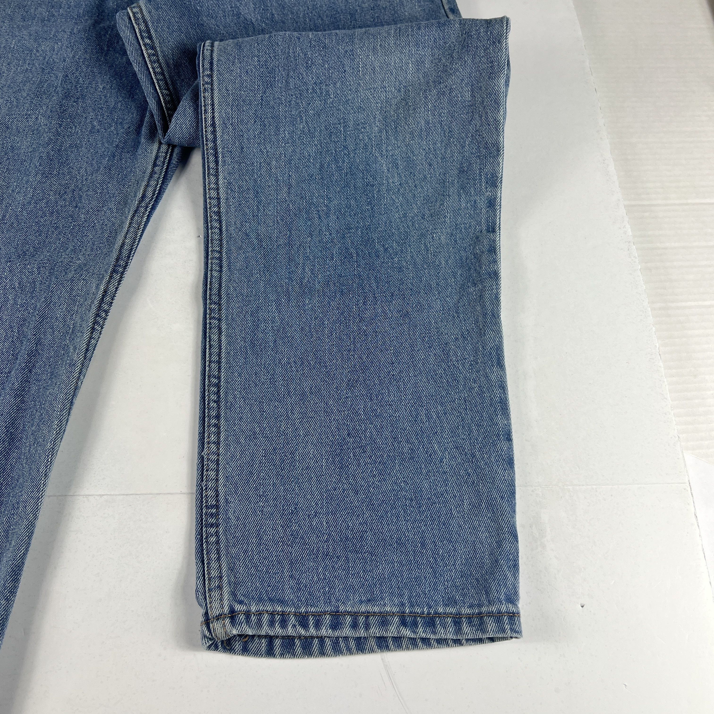 Levi's Levi's Jeans 550 Relaxed Straight Blue Faded Denim Size US 33 - 5 Thumbnail