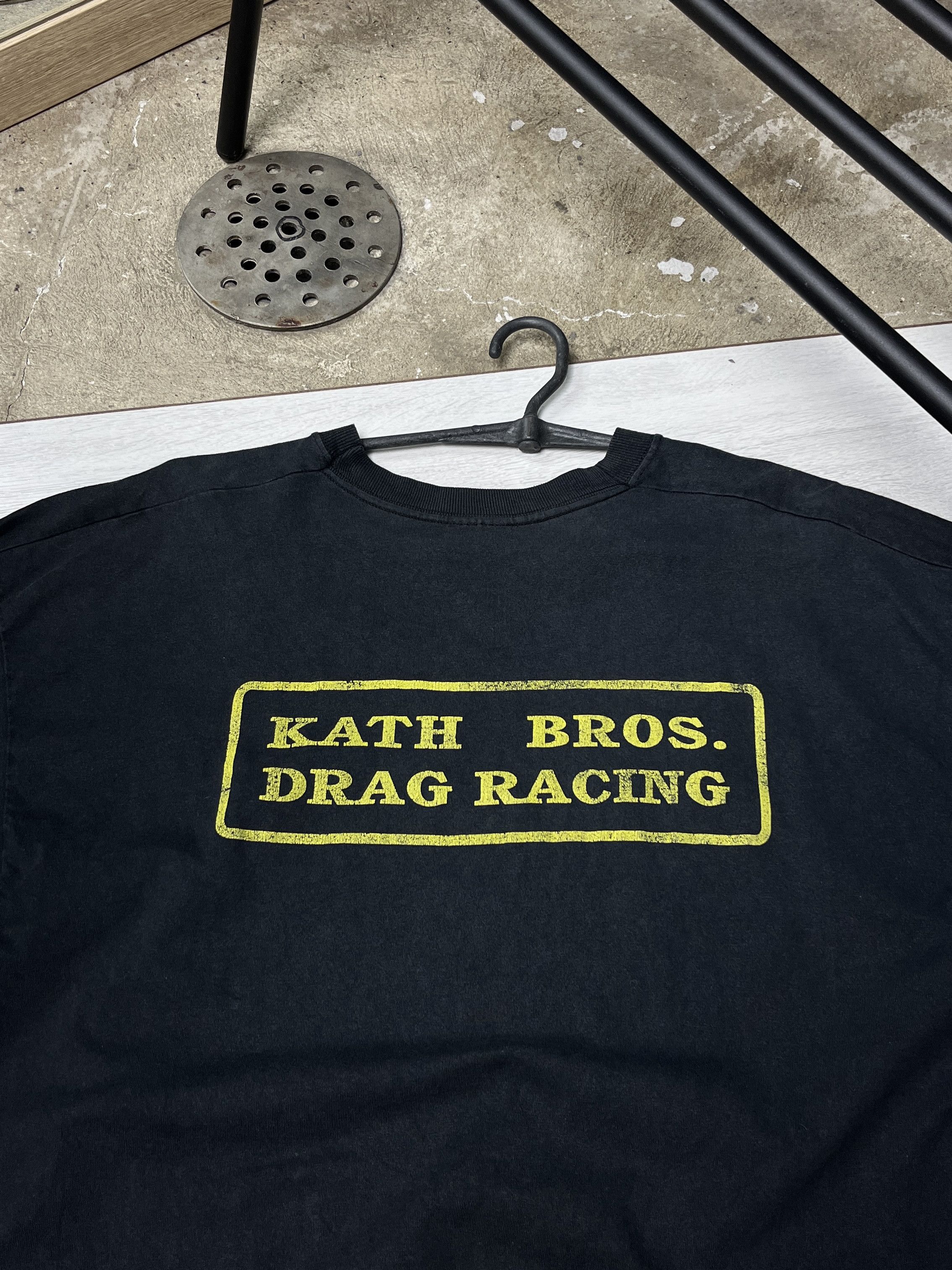Vintage 1990s KATH BROS. DRAG RACING RESURRECTION TOUR TEE - № 983 Size US XXL / EU 58 / 5 - 5 Thumbnail