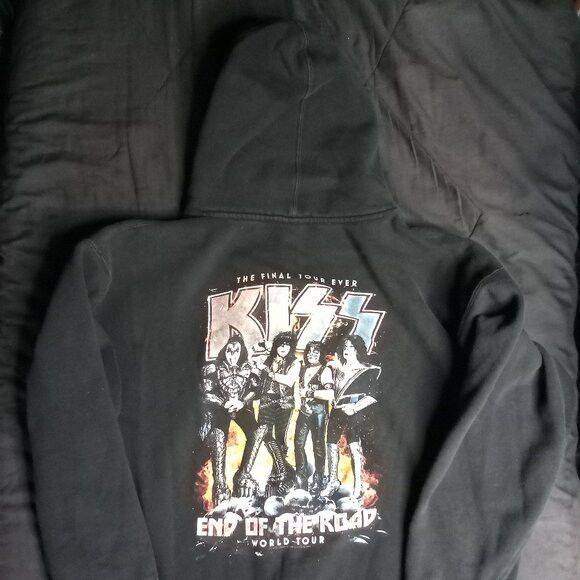 KISS Kiss End Of The Road Final Tour Zipper Hoodie Sweatshirt Size US XXL / EU 58 / 5 - 5 Thumbnail