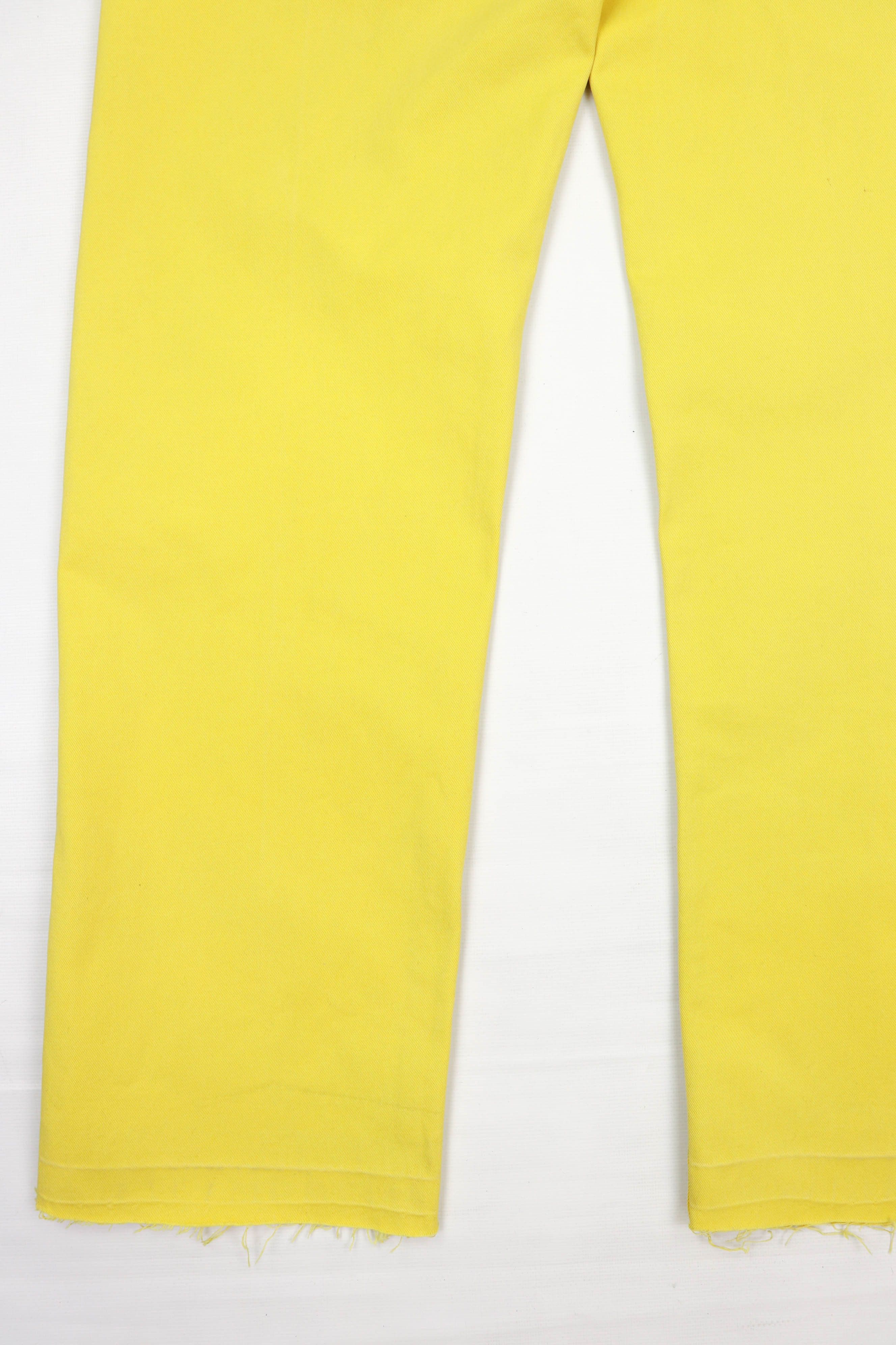 Diesel Diesel Vintage 90s Made in Italy Yellow Cheyenne Denim Jeans Size US 30 / EU 46 - 7 Thumbnail