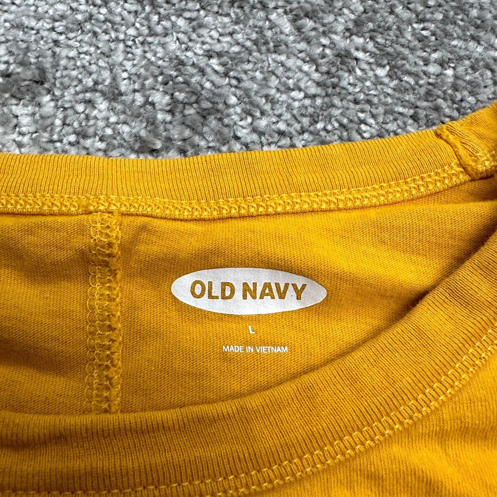 Old Navy Old Navy T-Shirt Womens Large Orange Cotton Pocket Tee Round Neck Short Sleeve Size L / US 10 / IT 46 - 4 Thumbnail