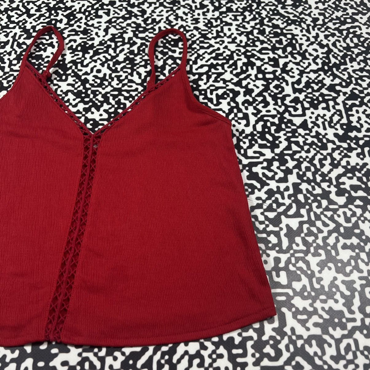 Vintage Vintage Y2K Sexy Retro Red Tank Top Japanese 90s Style Size M / US 6-8 / IT 42-44 - 10 Thumbnail