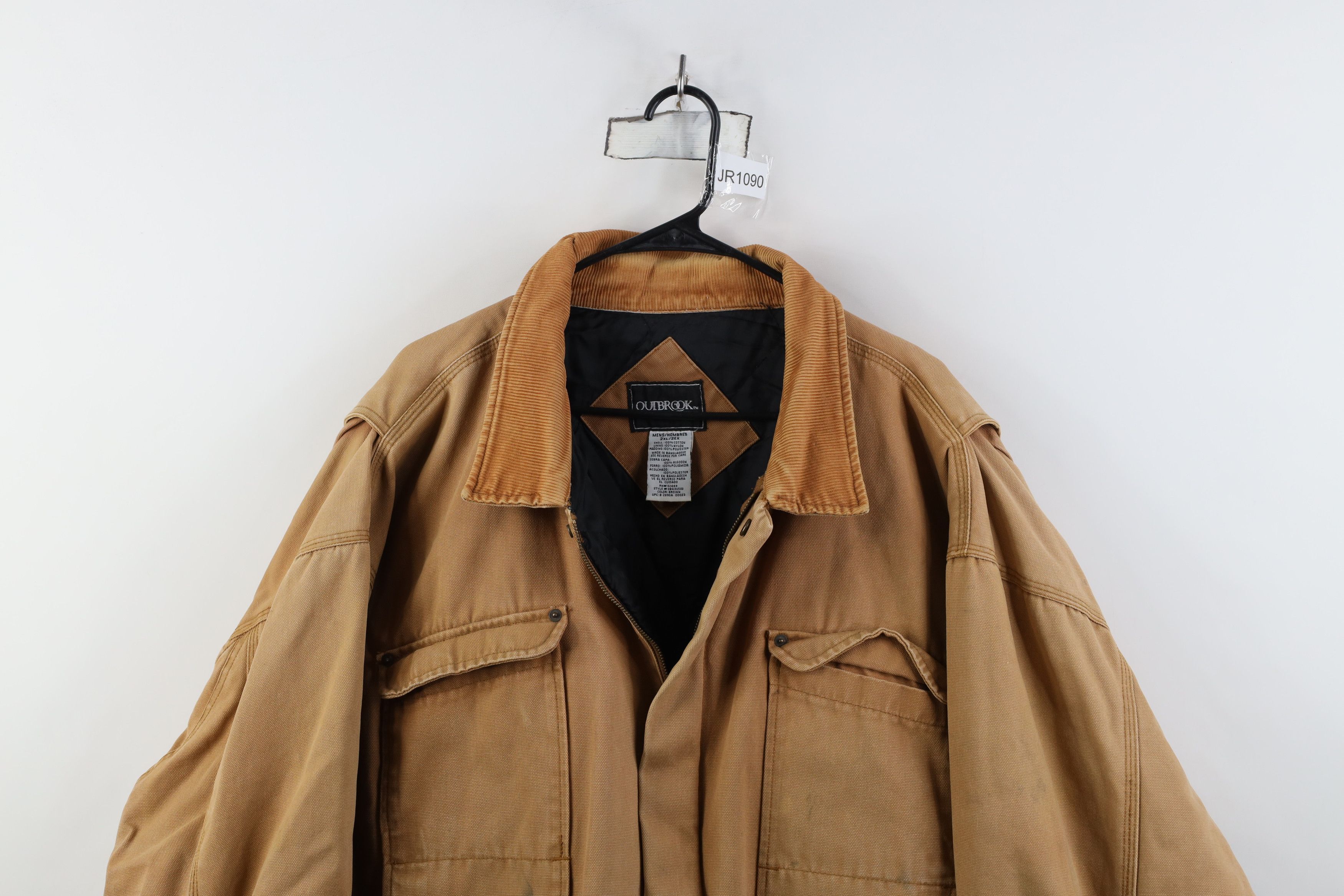 Vintage Vintage 90s Y2K Streetwear Canvas Quilted Chore Barn Jacket Size US XXL / EU 58 / 5 - 2 Thumbnail