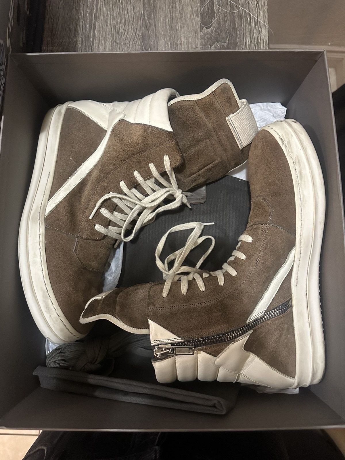 Rick Owens リックオウエンス Geobasket dust/milk