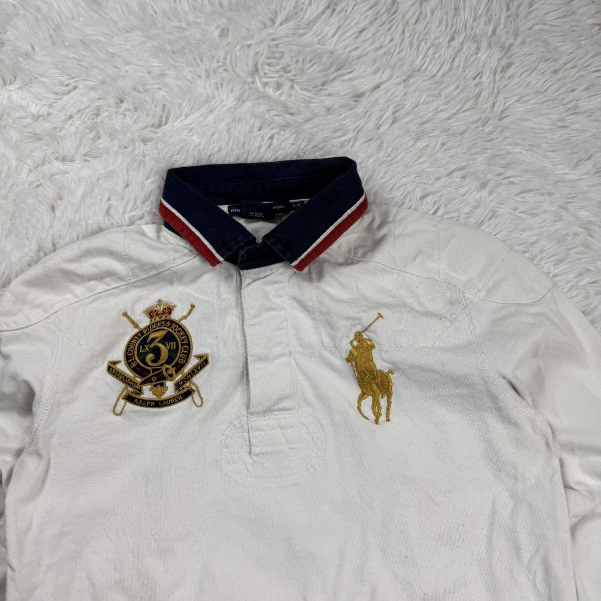 Vintage Polo Ralph Lauren Vintage Club Sweatshirt 00s Streetwear Size US S / EU 44-46 / 1 - 4 Thumbnail