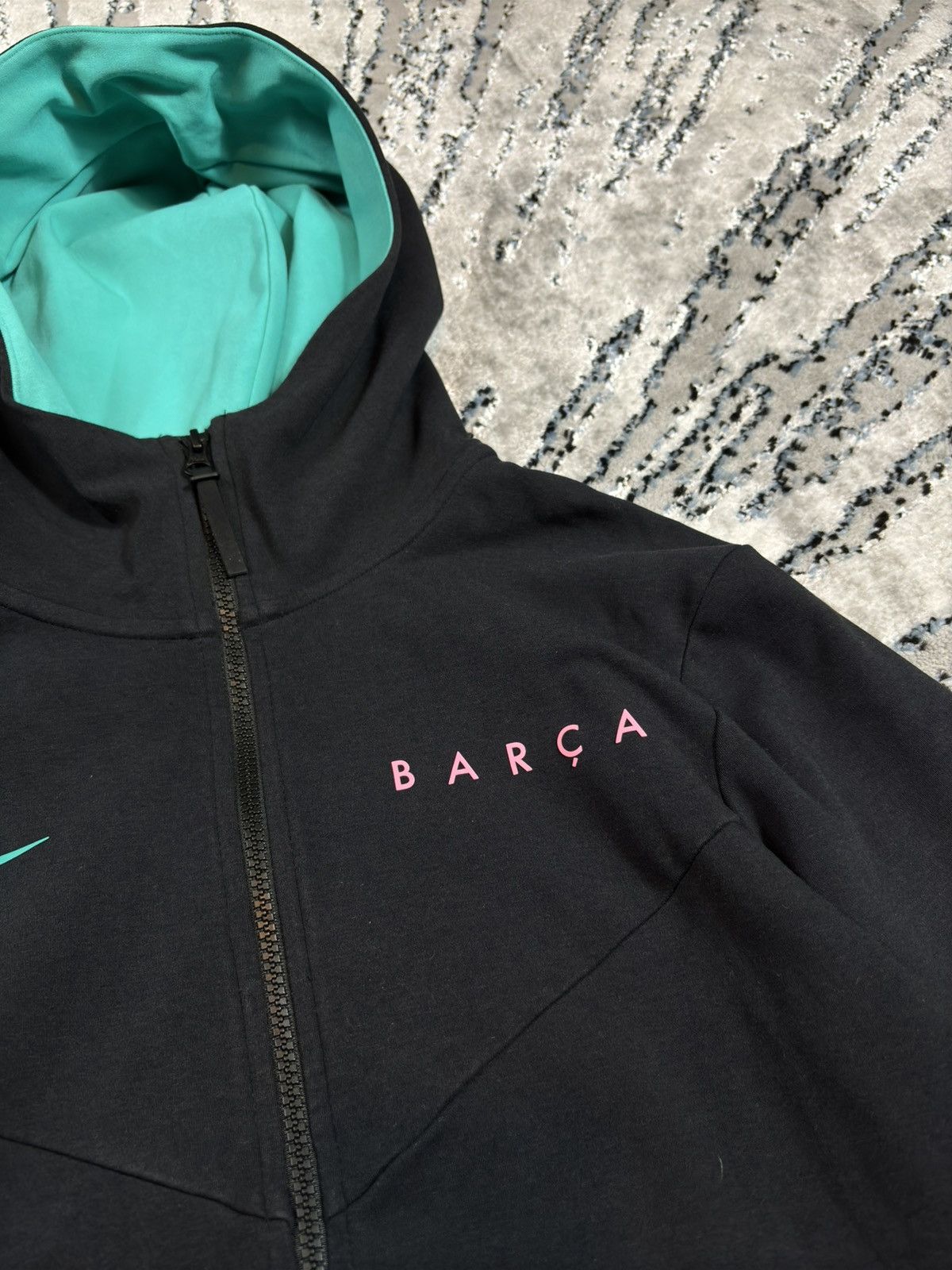 Other FC Barcelona Nike Tech Fleece Drill Drip Soccer Y2k Rap Size US S / EU 44-46 / 1 - 2 Thumbnail
