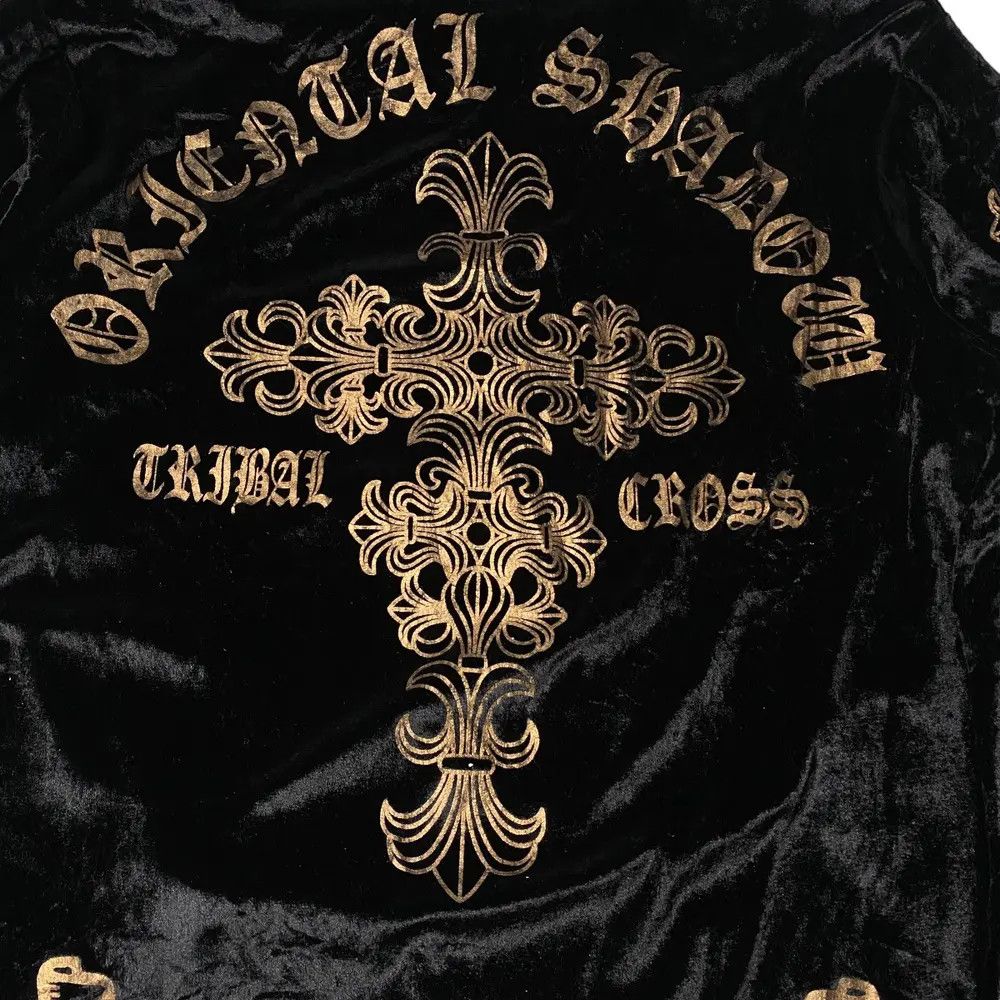 If Six Was Nine 2000's Macalester Tribal Cross Velvet Jacket Size US M / EU 48-50 / 2 - 8 Thumbnail