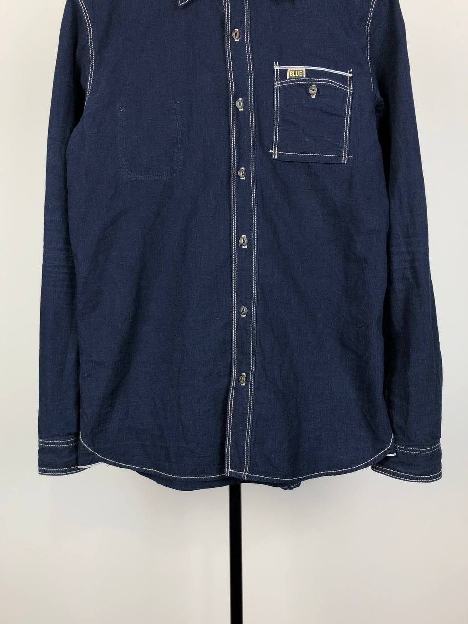 Wrangler Wrangler USA Shirt Slim Fit Blue size S Size US S / EU 44-46 / 1 - 3 Thumbnail
