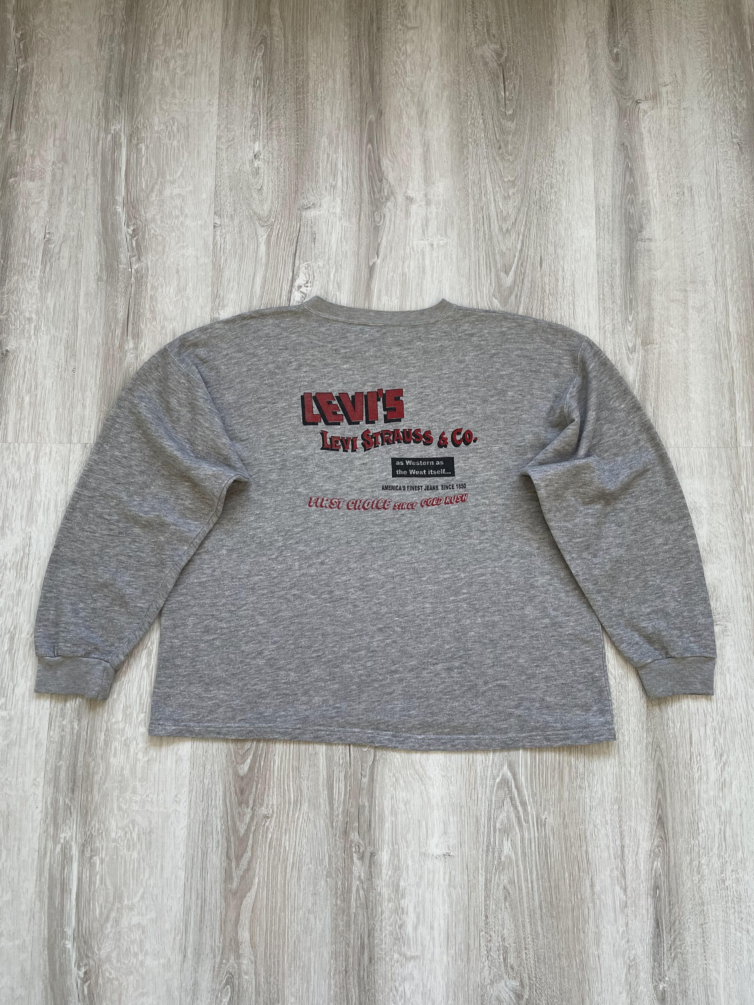 Levi's Vintage Clothing Vintage Levis Sweatshirt Boxy Fit Size US S / EU 44-46 / 1 - 1 Thumbnail