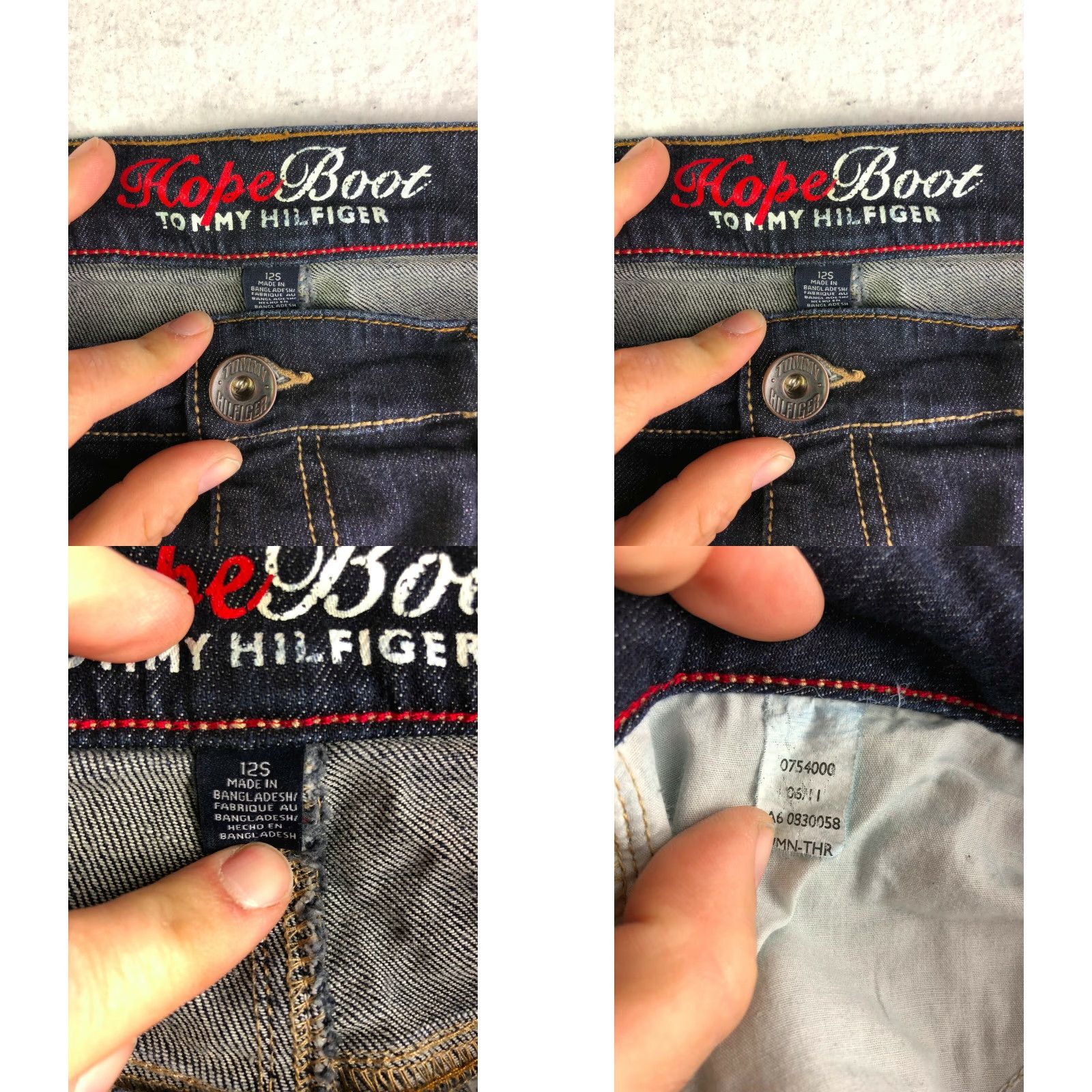 Tommy Hilfiger Tommy Hilfiger Jeans Hope Boot Mid Rise Womens Size 12 S Dark Wash Blue Denim Size 34" / US 12 / IT 48 - 8 Thumbnail