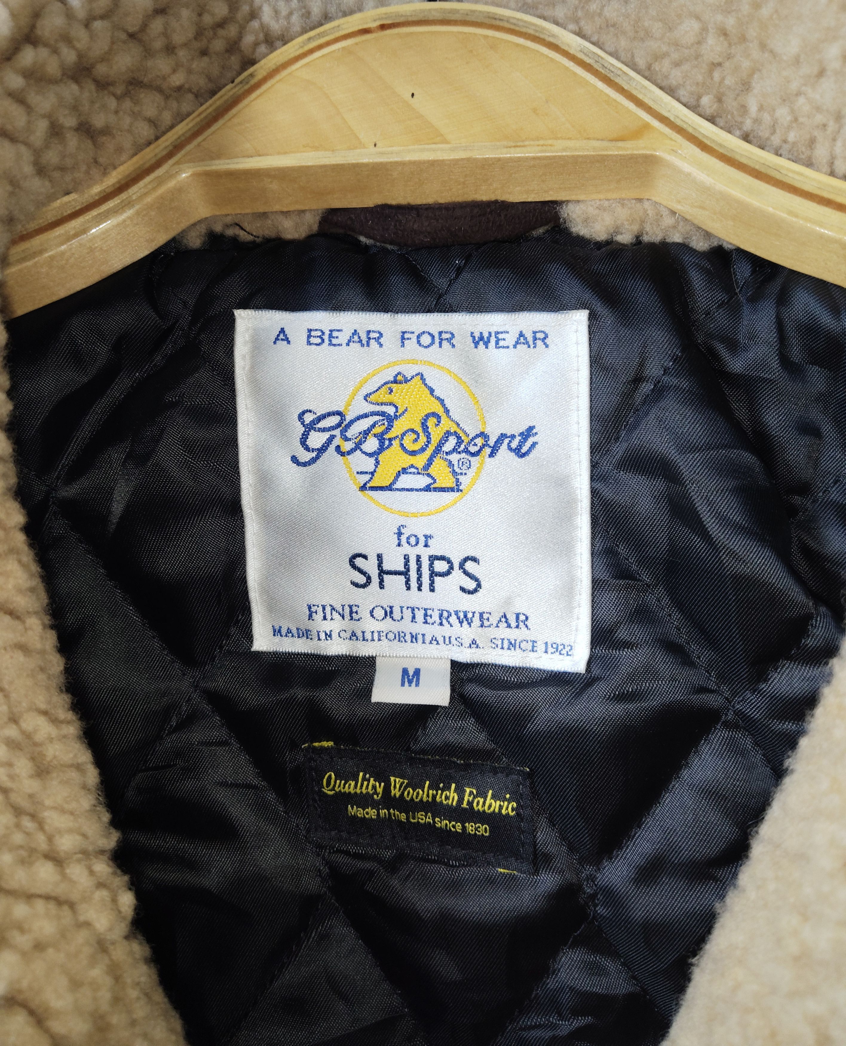 Golden Bear VTG GOLDEN BEAR SHIPS SHEARLING COLLAR WOOL COAT - 0020 Size US M / EU 48-50 / 2 - 5 Thumbnail