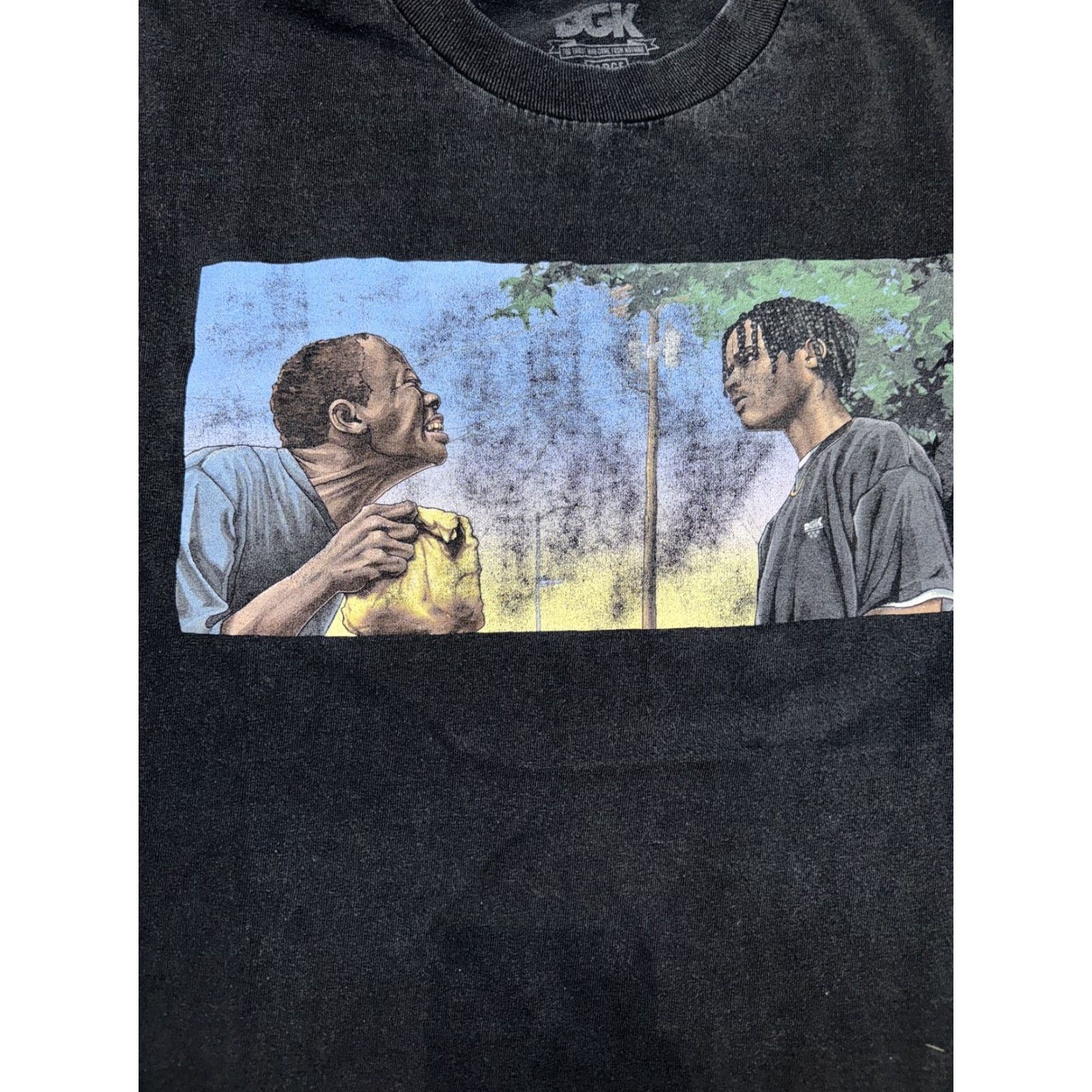 DGK DGK Menace Too Society T-Shirt Black L Mens 21x27.5 Size US L / EU 52-54 / 3 - 2 Thumbnail