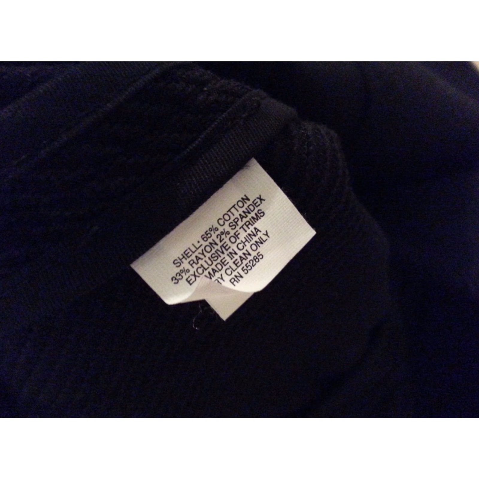 Express Womens Express Jacket 10 Black Cotton Shirt Ladies Jacket Womens Clothing Jacket Black Cotton Express 10 Size L / US 10 / IT 46 - 4 Thumbnail