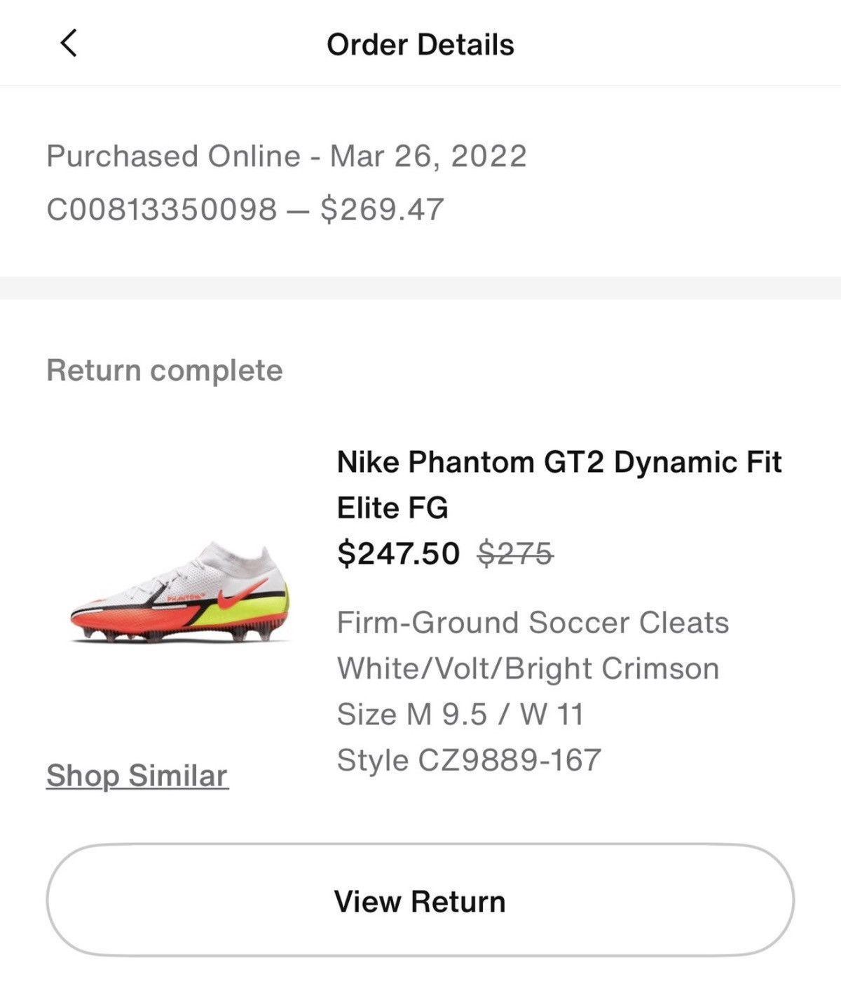 Nike Soccer Cleats Size US 9.5 / EU 42-43 - 8 Thumbnail