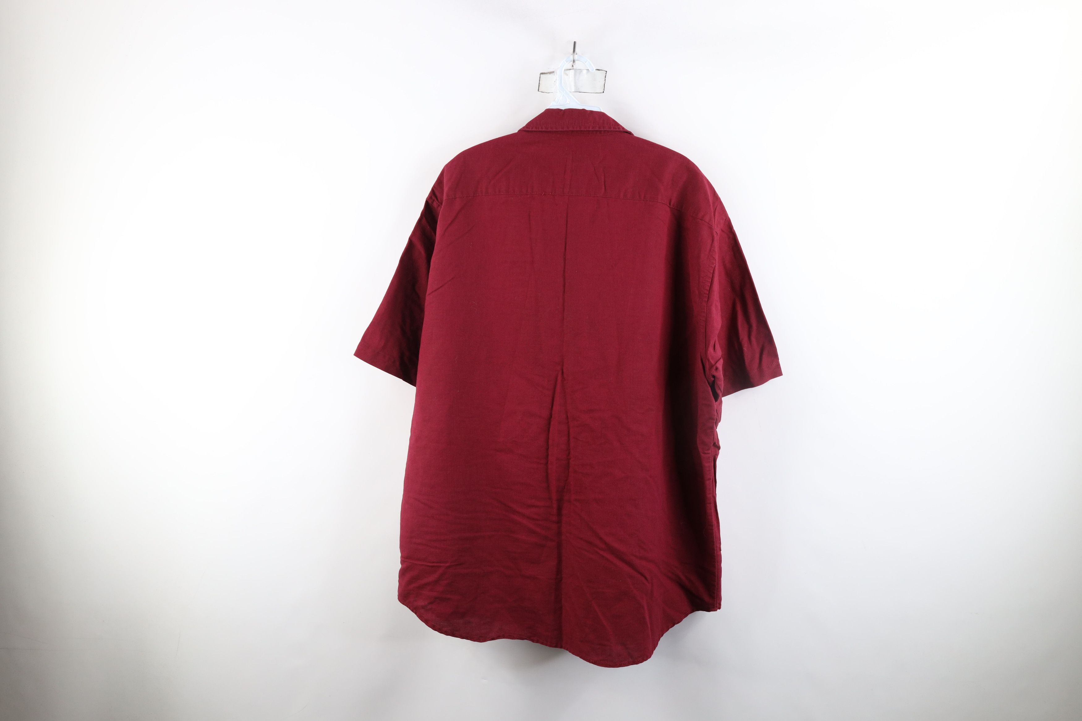 Calvin Klein × Vintage Vintage 90s Calvin Klein Flax Linen Collared Button Shirt Size US L / EU 52-54 / 3 - 13 Thumbnail