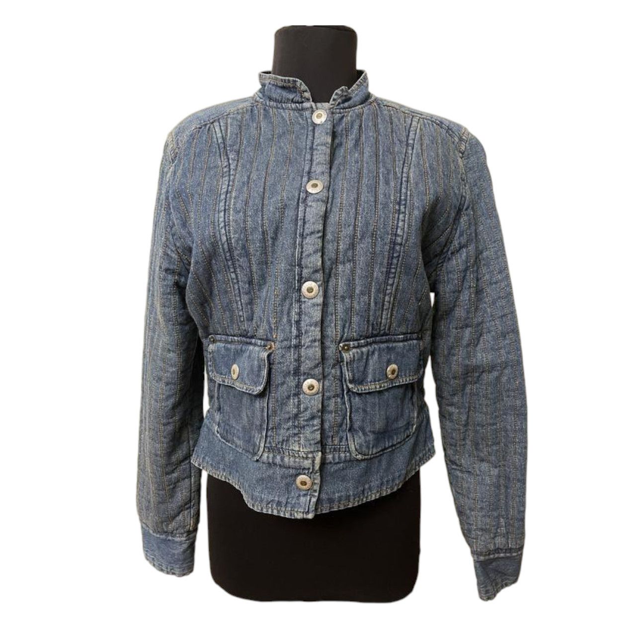Morgan De Toi Morgan De Toi denim coat sz S Size S / US 4 / IT 40 - 1 Thumbnail