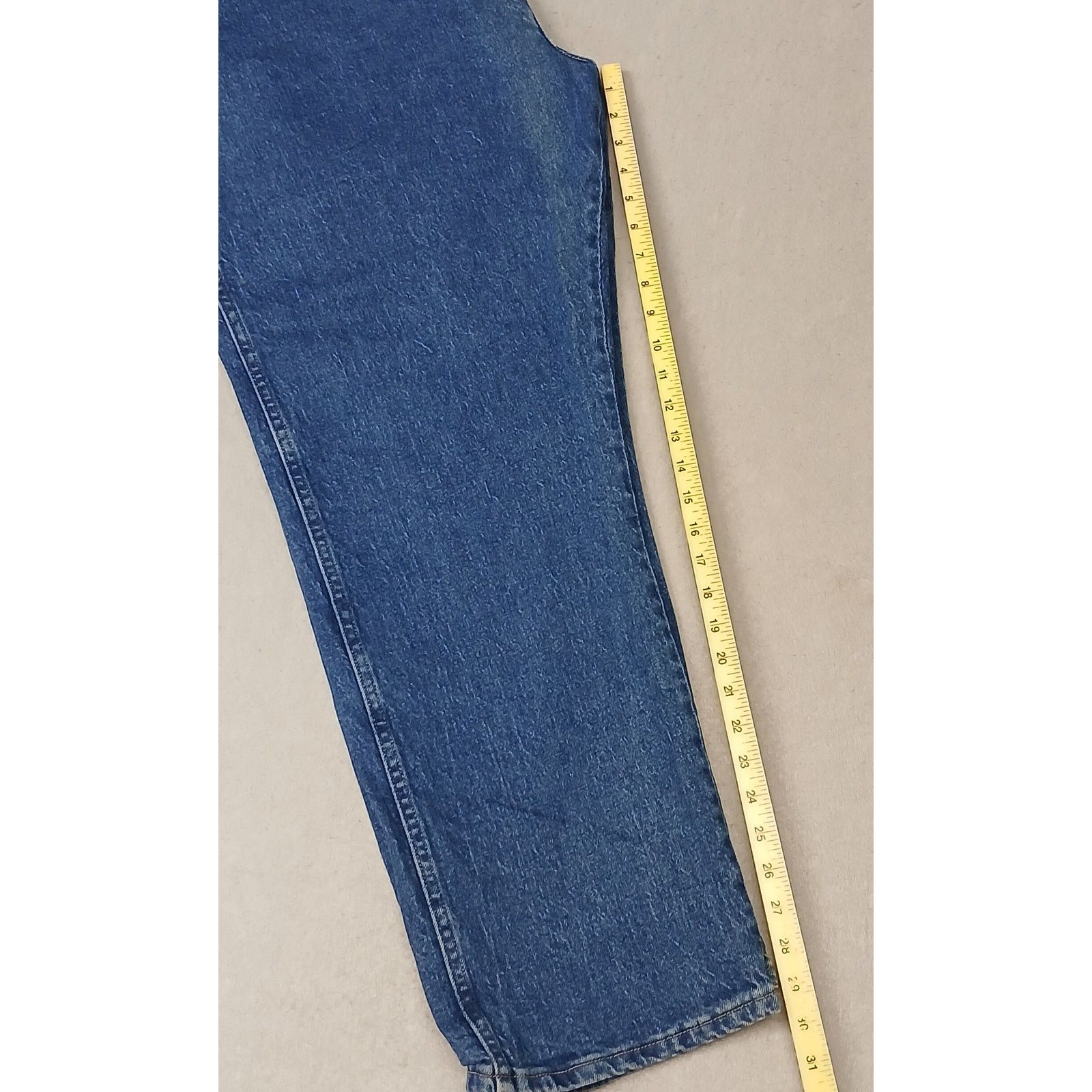 Wrangler Wrangler (46x29) Straight Stretch Waist Blue Denim Jeans Size US 30 / EU 46 - 4 Thumbnail