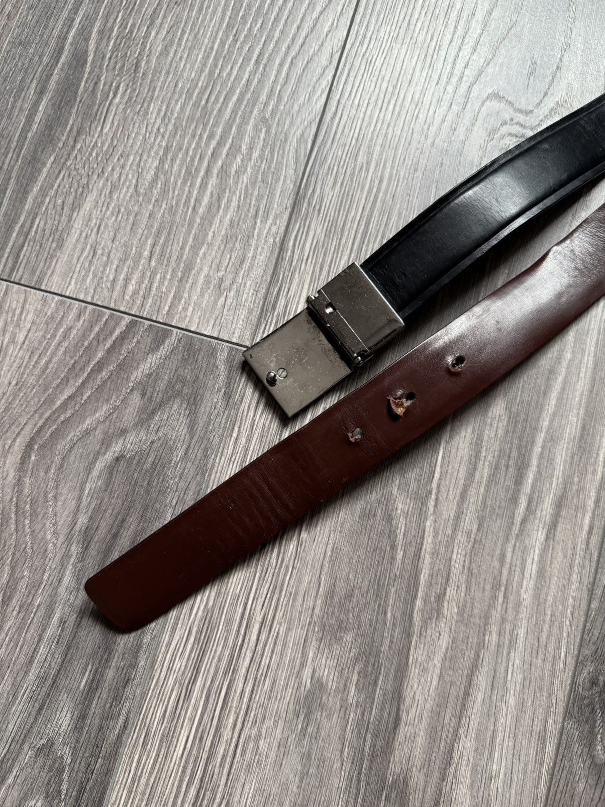 Gucci Gucci GG Brown/Black Reversible belt OS used condition Size ONE SIZE - 5 Thumbnail