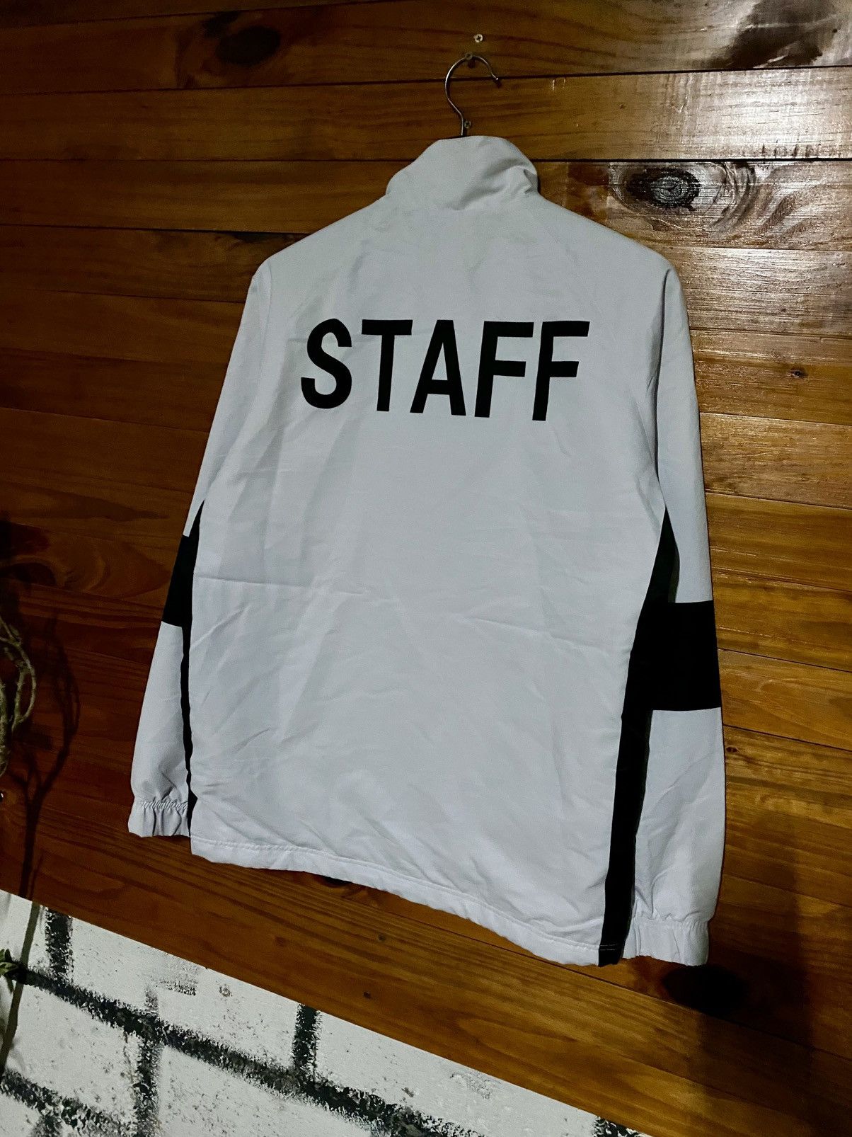 Japanese Brand Salela Staff Track Jacket | Unisex Lightweight Windbreaker Size US M / EU 48-50 / 2 - 8 Thumbnail