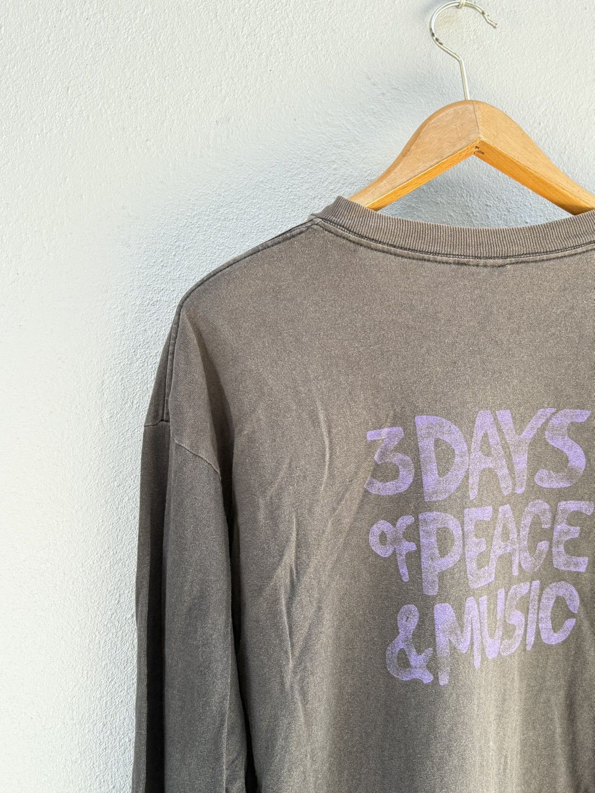 Band Tees Thrashed Vintage 90s Woodstock Festival Sun Faded Grunge Tee Size US L / EU 52-54 / 3 - 11 Thumbnail