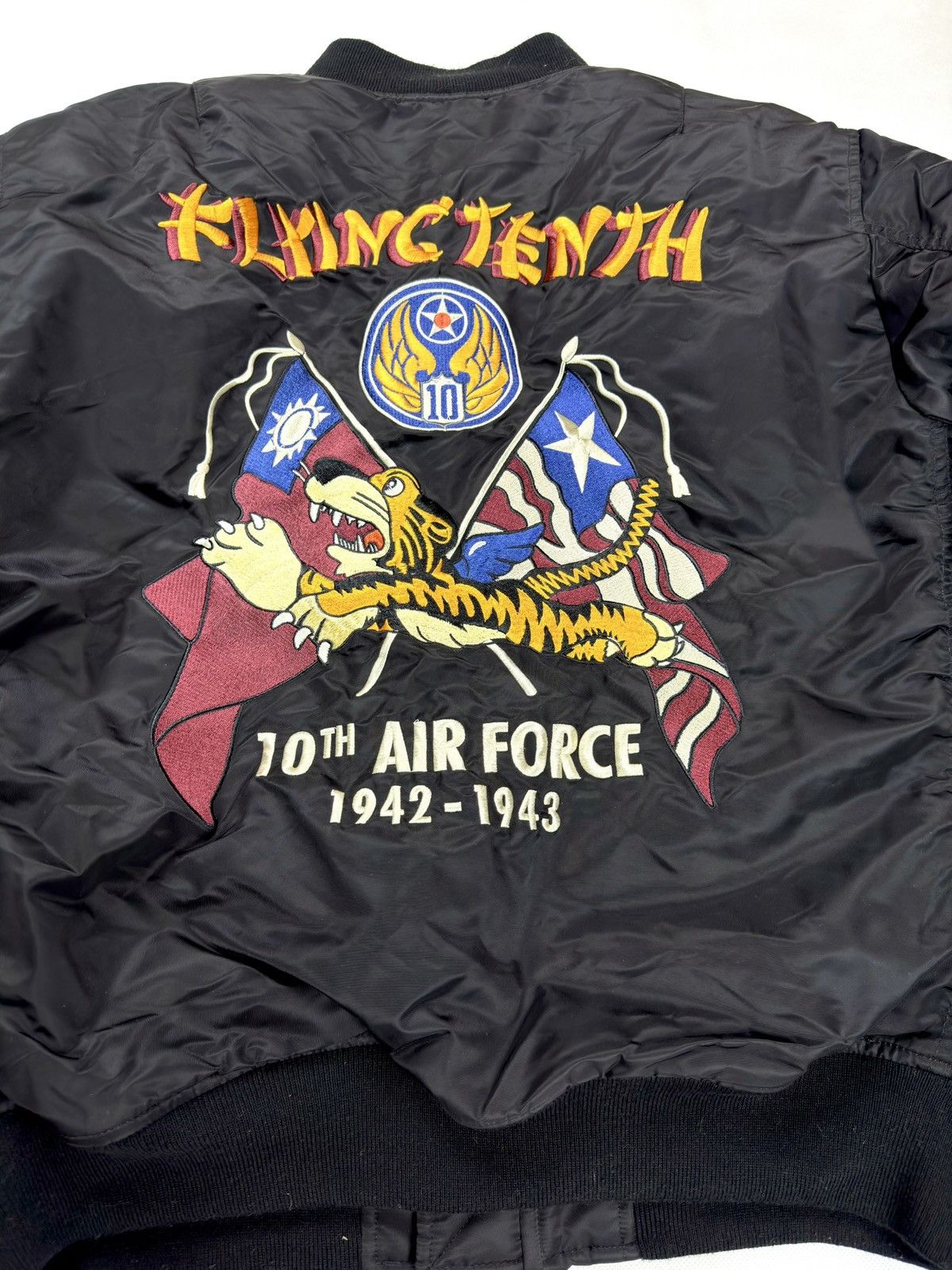Schott Schott Flying Tenth MA-1 Bomber Jacket Size US M / EU 48-50 / 2 - 10 Thumbnail