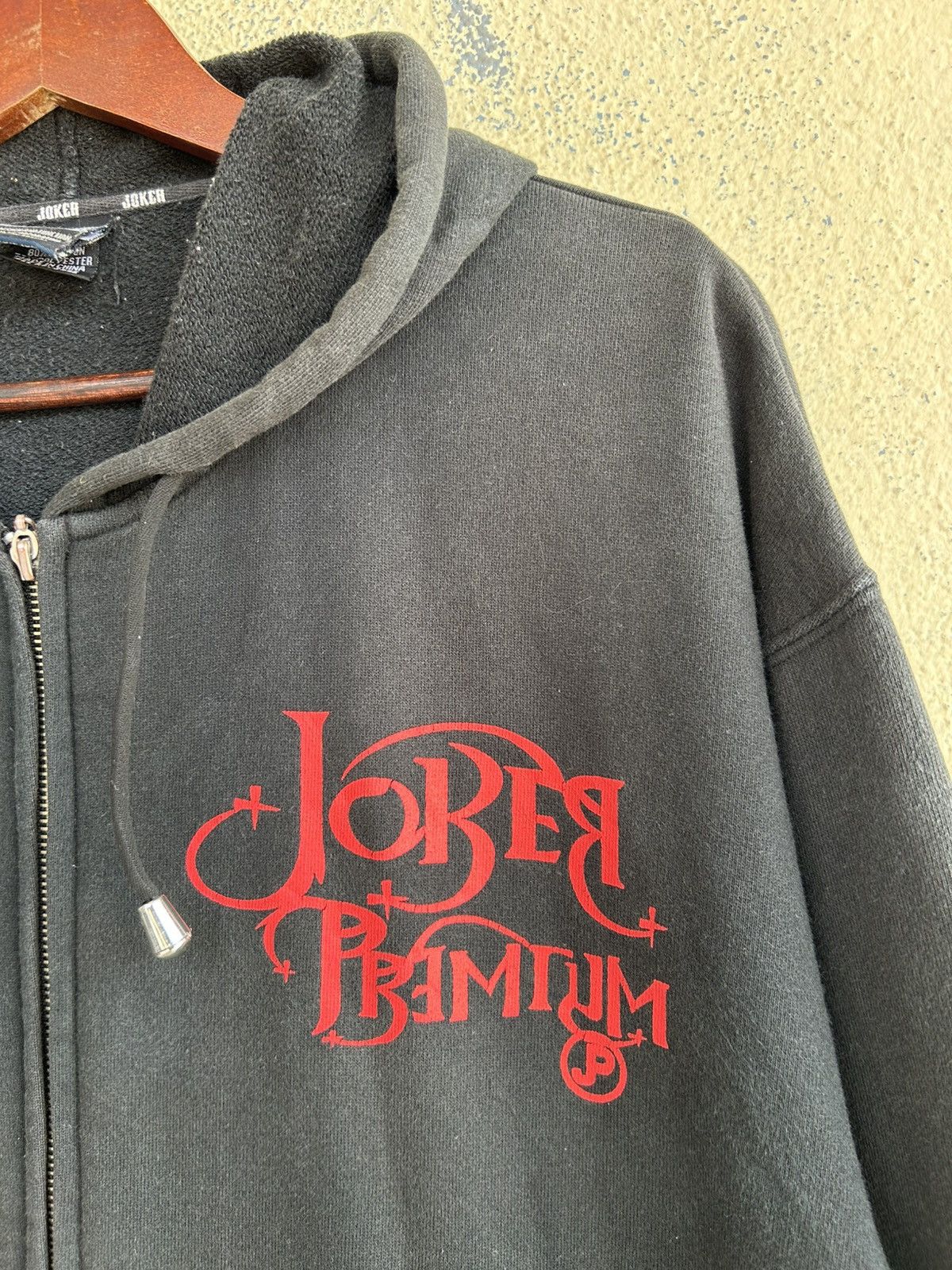 Japanese Brand Joker Premium Spell-out Zip Up Hoodie Size US XL / EU 56 / 4 - 4 Thumbnail