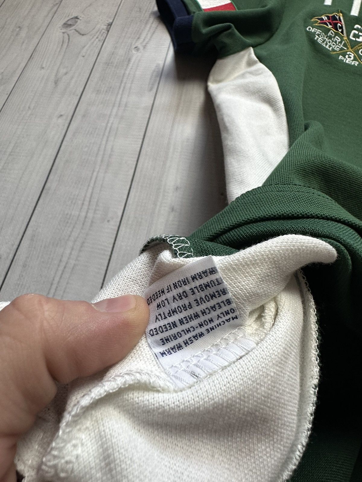 Other Vintage polo Ralph Lauren Italy big logo green rare size M Size US M / EU 48-50 / 2 - 4 Thumbnail