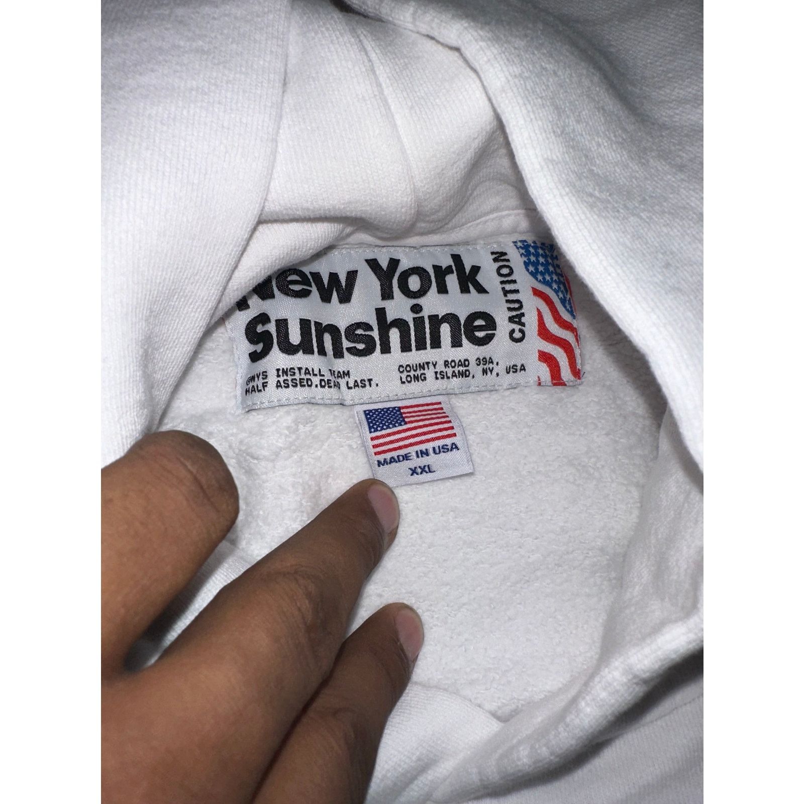 New York Sunshine New York Sunshine Duryeas World Famous Hoodie 2XL FLAW Size US XXL / EU 58 / 5 - 4 Thumbnail