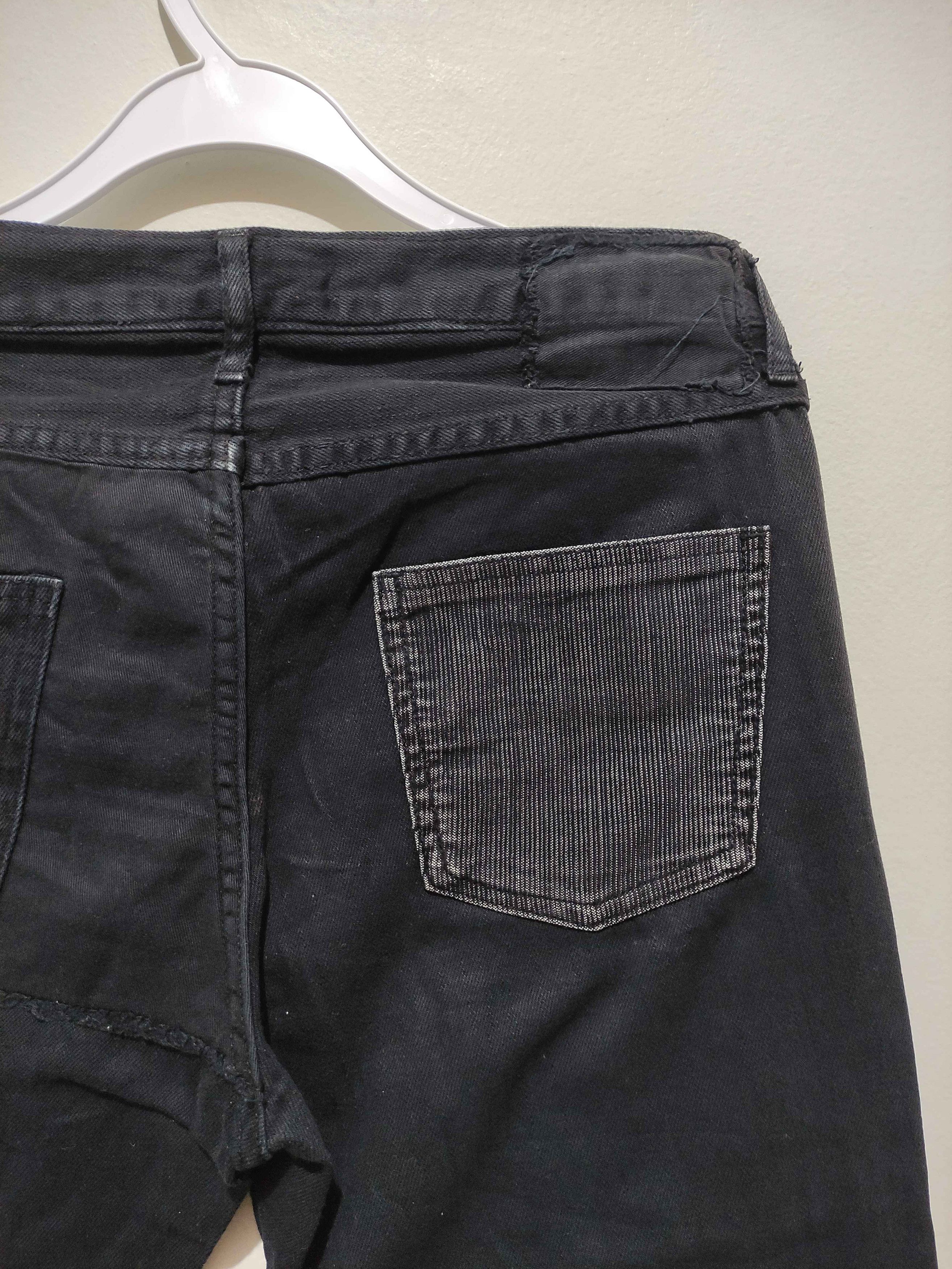 NANO universe Nano Universe Japanese Boro Patchwork Wash Distressed Denim Size US 31 - 15 Thumbnail