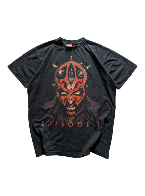 image of Archival Clothing x Star Wars Darth Maul Star Wars Episode 1 Shirt Tshirt in Black, Men's (Size XL)