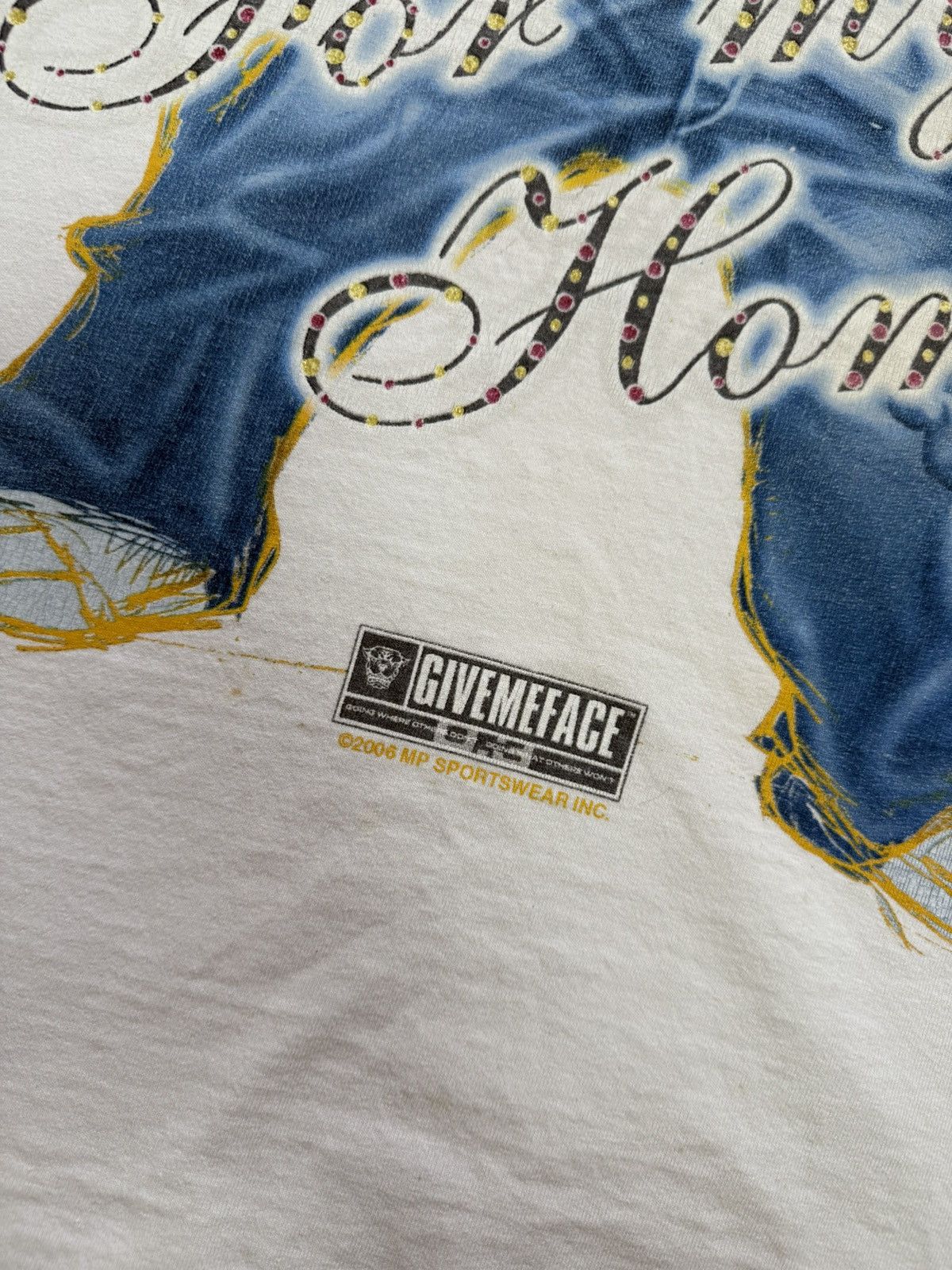 Affliction × Rap Tees × Vintage Vintage 2006 Give Me Face For My Homies Rap T-Shirt Hype Y2K Size US XL / EU 56 / 4 - 8 Thumbnail