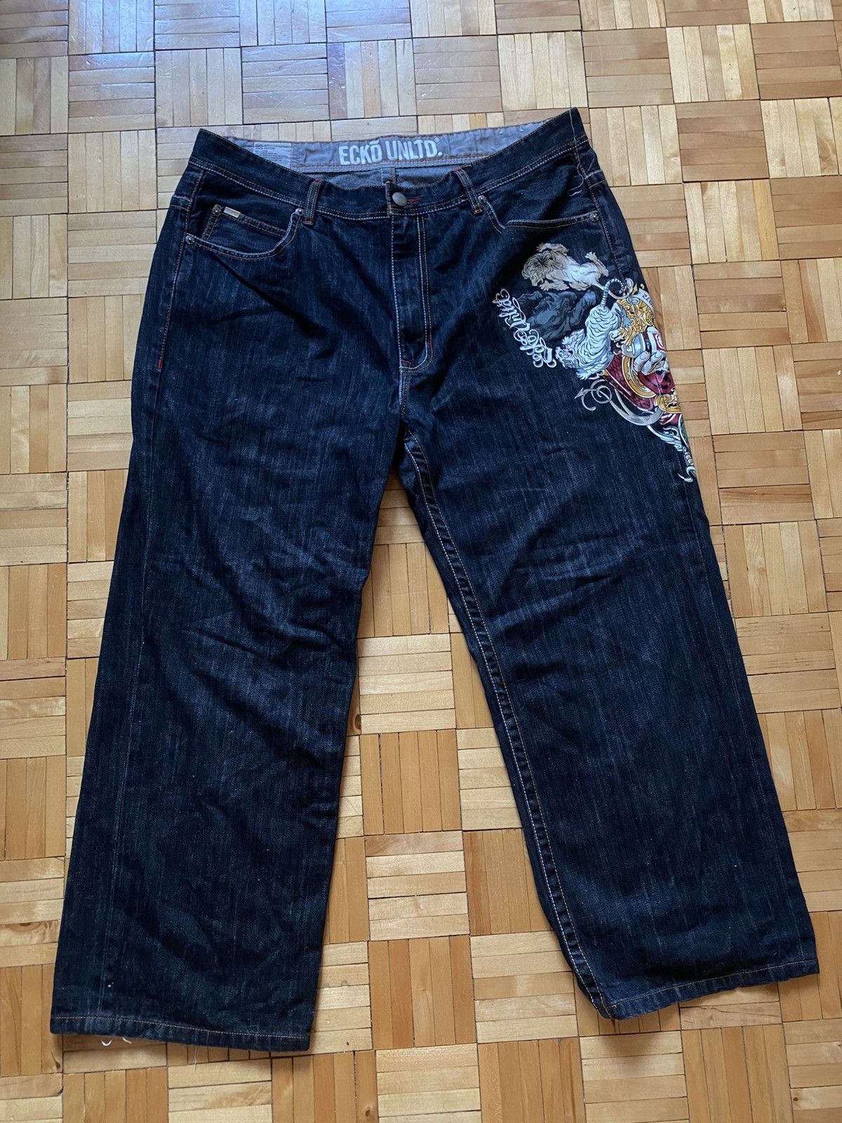 Ecko Unltd. Vintage Crazy Ecko Unltd. Baggy Jeans Size US 40 / EU 56 - 1 Thumbnail